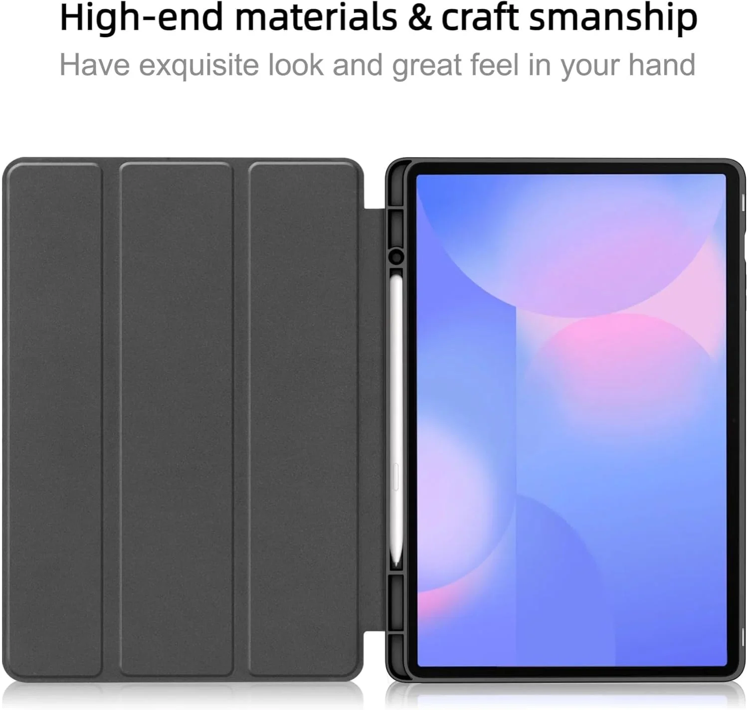 کاور تبلت Gruattreay سازگار با Samsung Galaxy Tab S10 FE+ 13.1 اینچ (2025) با جای قلم و پایه تاشو، کاور مغناطیسی ضد ضربه (خاکستری) کاور تبلت Gruattreay سازگار با Samsung Galaxy Tab S10 FE+ 13.1 اینچ (2025) با جای قلم و پایه تاشو، کاور مغناطیسی ضد ضربه (خاکستری)