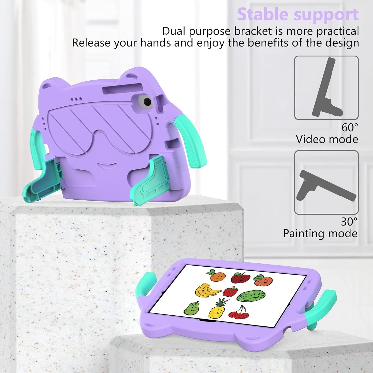 Tablet PC Case Compatible with Samsung Galaxy Tab S5e 10.5 Inch 2019 Tablet SM-T720/T725 Kids Friendly Cute Case,Lightweight EVA+Rugged PC Shockproof Stand Protective Tablet Case with Shoulder Strap P Tablet PC Case Compatible with Samsung Galaxy Tab S5e 10.5 Inch 2019 Tablet SM-T720/T725 Kids Friendly Cute Case,Lightweight EVA+Rugged PC Shockproof Stand Protective Tablet Case with Shoulder Strap P