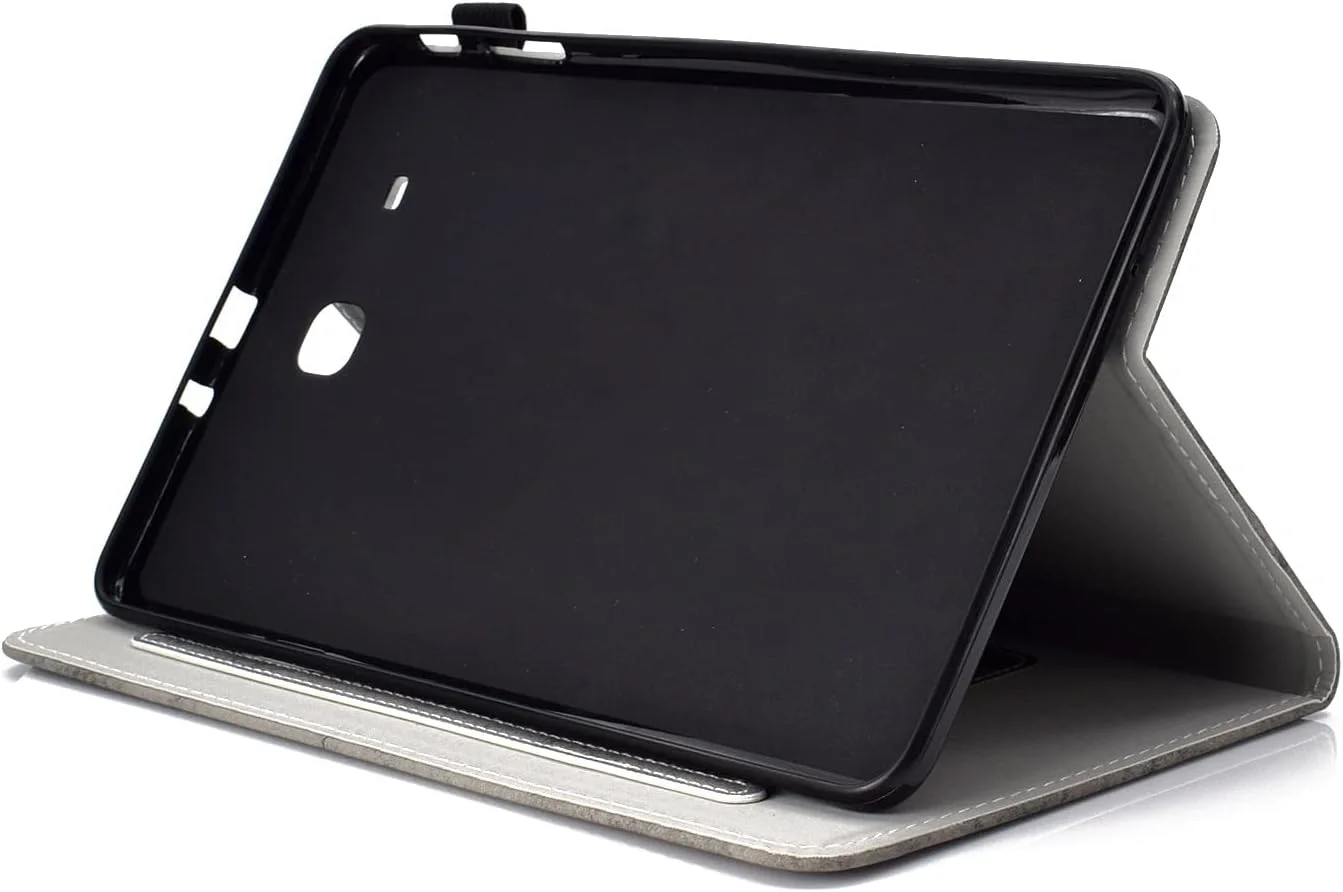 کیف محافظ تبلت مسافرتی سازگار با تبلت سامسونگ گلکسی تب E 9.6 T560، کاور باریک و هوشمند با قابلیت استند و ضد ضربه به همراه جای قلم
