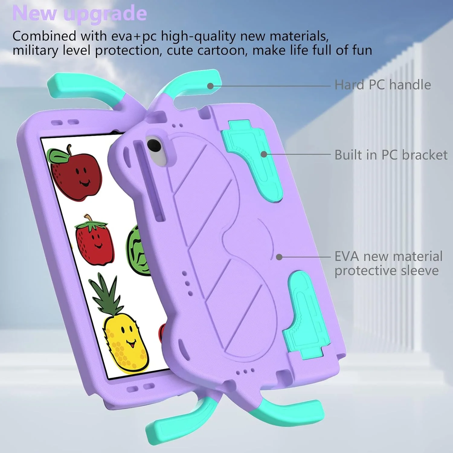 Tablet PC Case Compatible with Samsung Galaxy Tab S5e 10.5 Inch 2019 Tablet SM-T720/T725 Kids Friendly Cute Case,Lightweight EVA+Rugged PC Shockproof Stand Protective Tablet Case with Shoulder Strap P Tablet PC Case Compatible with Samsung Galaxy Tab S5e 10.5 Inch 2019 Tablet SM-T720/T725 Kids Friendly Cute Case,Lightweight EVA+Rugged PC Shockproof Stand Protective Tablet Case with Shoulder Strap P