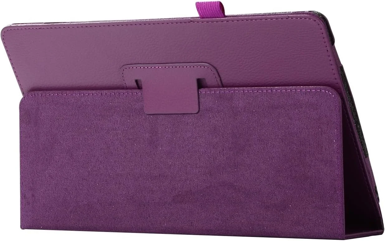 کیف تبلت چرمی سازگار با تبلت سامسونگ Tab S4 10.5 اینچی مدل SM-T830/T835/T837، محافظ باریک تاشو، محافظ پشت ضد ضربه با نگهدارنده (بنفش) کیف تبلت چرمی سازگار با تبلت سامسونگ Tab S4 10.5 اینچی مدل SM-T830/T835/T837، محافظ باریک تاشو، محافظ پشت ضد ضربه با نگهدارنده (بنفش)