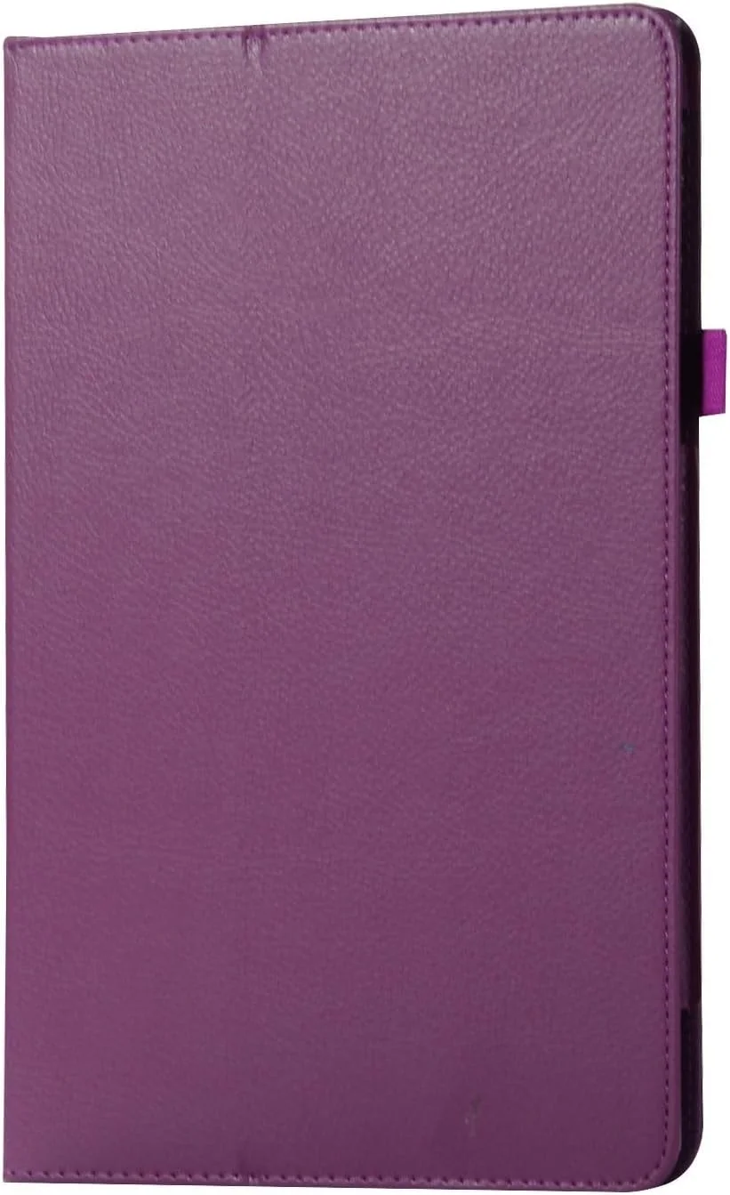 کیف تبلت چرمی سازگار با تبلت سامسونگ Tab S4 10.5 اینچی مدل SM-T830/T835/T837، محافظ باریک تاشو، محافظ پشت ضد ضربه با نگهدارنده (بنفش) کیف تبلت چرمی سازگار با تبلت سامسونگ Tab S4 10.5 اینچی مدل SM-T830/T835/T837، محافظ باریک تاشو، محافظ پشت ضد ضربه با نگهدارنده (بنفش)