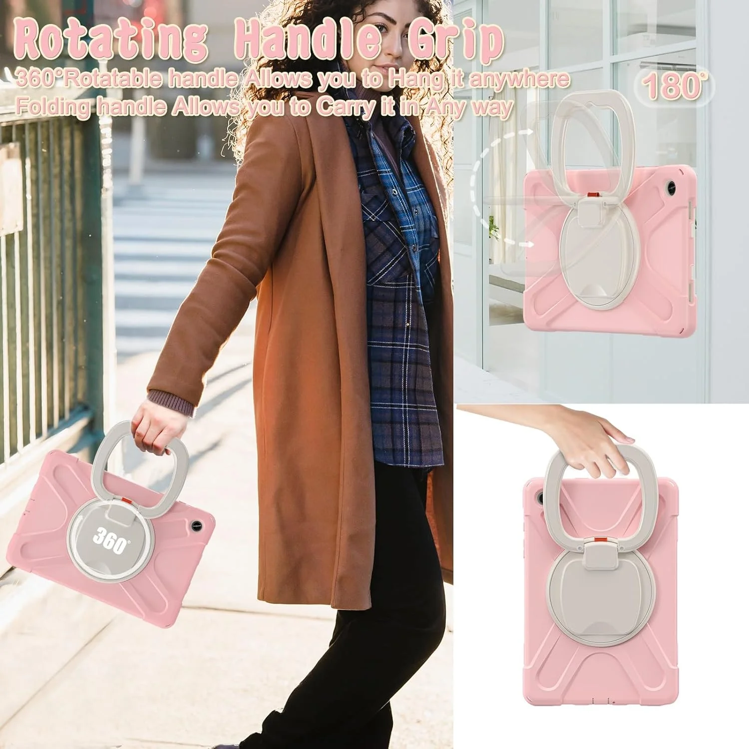 کاور تبلت سازگار با سامسونگ گلکسی تب A9 پلاس 11 اینچ 2023 SM-X210/X216/X218، کاور مقاوم در برابر ضربه با پایه چرخان 360 درجه، بند دستی/شانه، کاور سنگین تبلت تب A9 پلاس کاور تبلت سازگار با سامسونگ گلکسی تب A9 پلاس 11 اینچ 2023 SM-X210/X216/X218، کاور مقاوم در برابر ضربه با پایه چرخان 360 درجه، بند دستی/شانه، کاور سنگین تبلت تب A9 پلاس