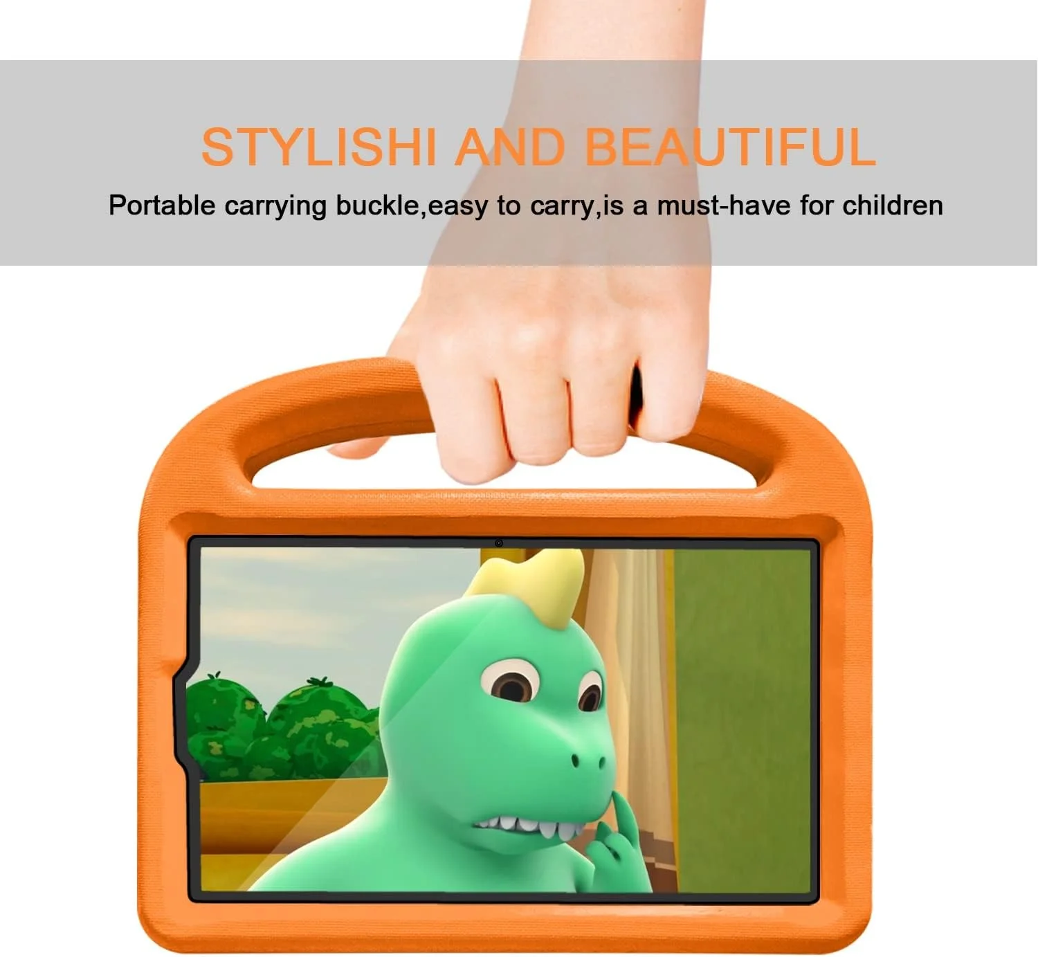 محافظ تبلت، کیف تبلت سازگار با Samsung Galaxy Tab A7 Lite 8.7 T220/T225 2021، کیف سیلیکونی سازگار با کودکان، کیف تبلت ضد ضربه، سبک وزن، ضد افتادن، دارای استند محافظ تبلت، کیف تبلت سازگار با Samsung Galaxy Tab A7 Lite 8.7 T220/T225 2021، کیف سیلیکونی سازگار با کودکان، کیف تبلت ضد ضربه، سبک وزن، ضد افتادن، دارای استند