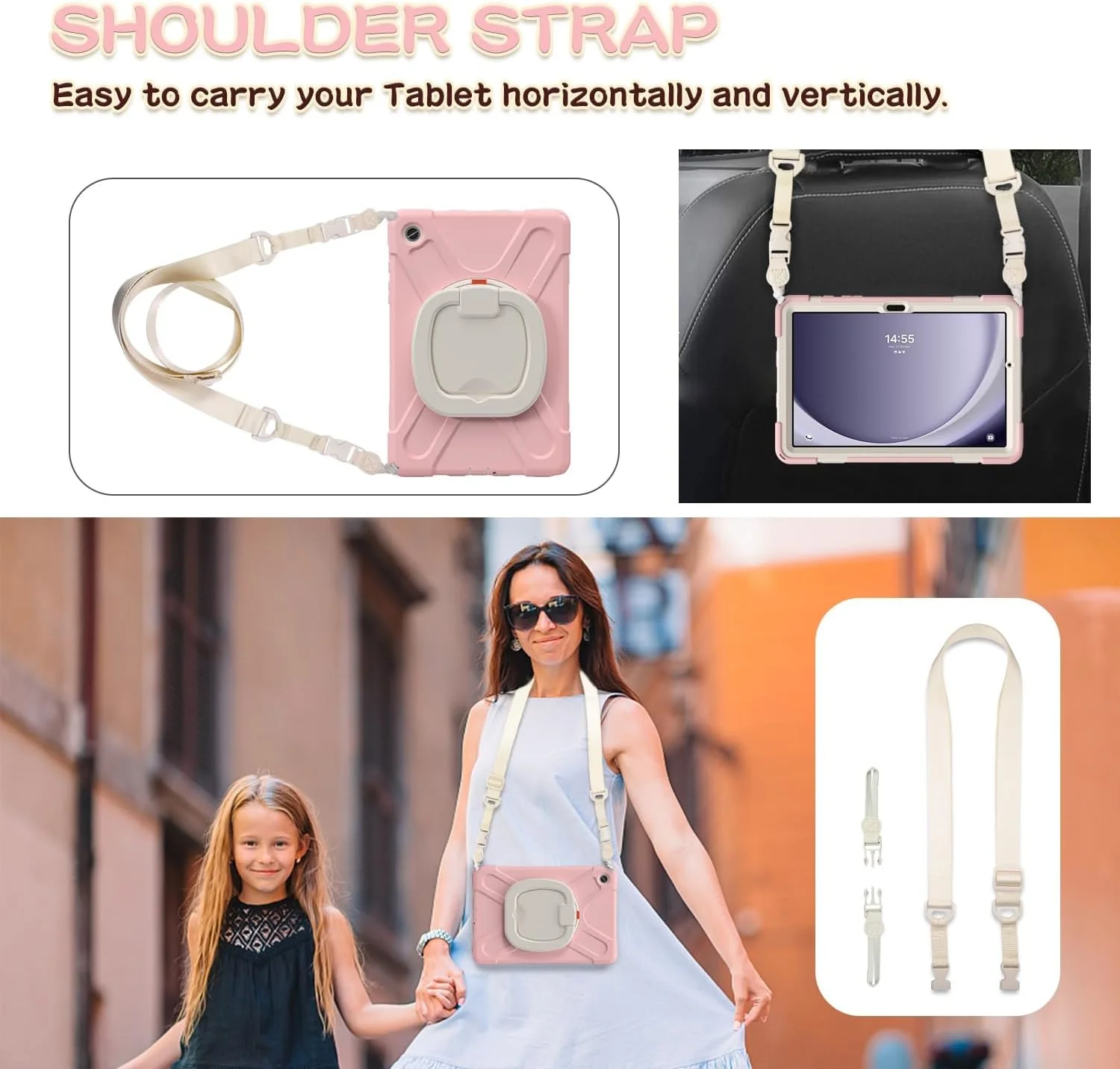 کاور تبلت سازگار با سامسونگ گلکسی تب A9 پلاس 11 اینچ 2023 SM-X210/X216/X218، کاور مقاوم در برابر ضربه با پایه چرخان 360 درجه، بند دستی/شانه، کاور سنگین تبلت تب A9 پلاس کاور تبلت سازگار با سامسونگ گلکسی تب A9 پلاس 11 اینچ 2023 SM-X210/X216/X218، کاور مقاوم در برابر ضربه با پایه چرخان 360 درجه، بند دستی/شانه، کاور سنگین تبلت تب A9 پلاس