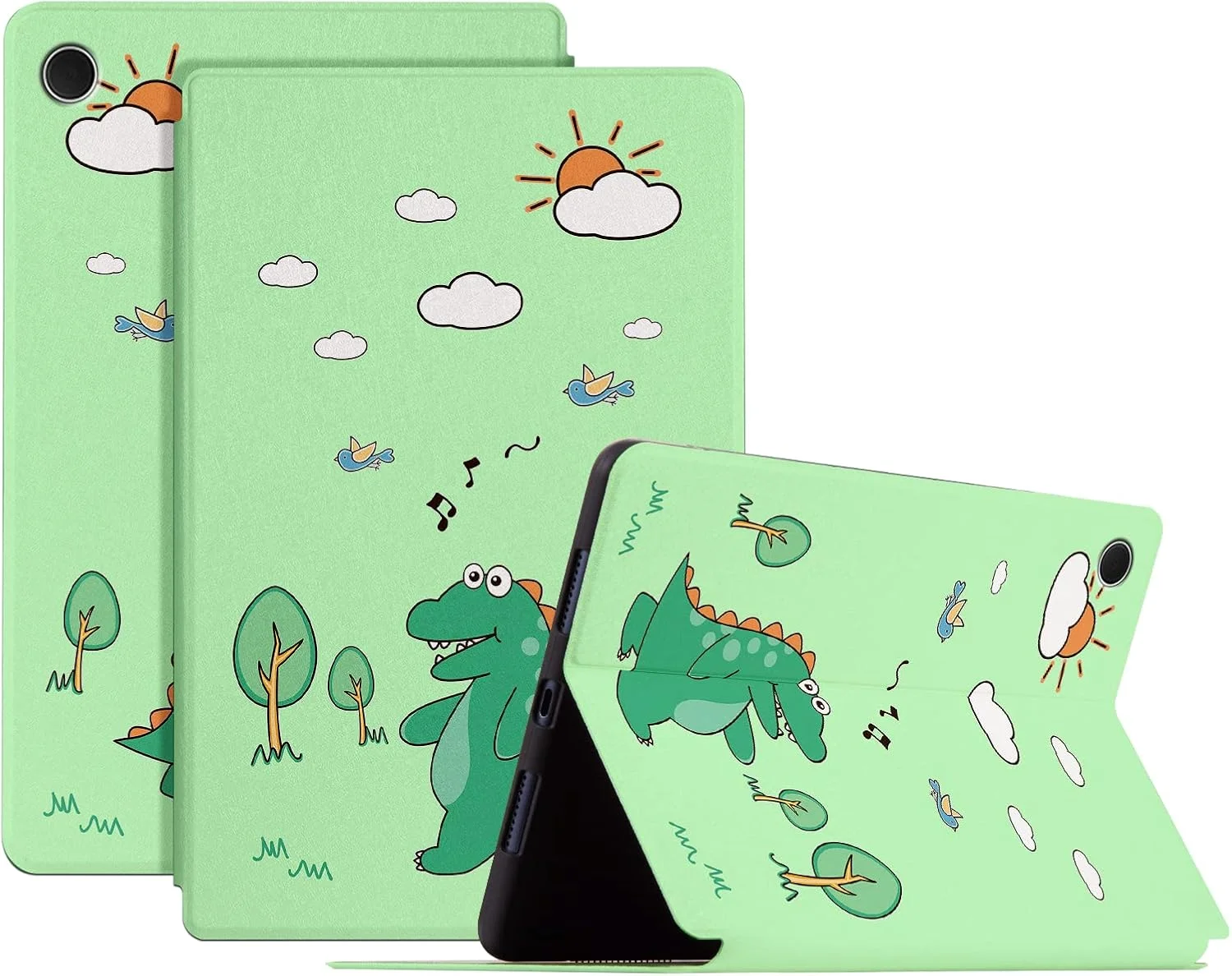 کیف محافظ طرح دار Nuouxoco برای تبلت سامسونگ گلکسی تب A8 با صفحه نمایش 10.5 اینچی (مدل SM-X200/X205/X207) مدل 2022، کاور محافظ ضد ضربه تمام بدنه با قابلیت تاشوندگی - طرح دایناسور بامزه کیف محافظ طرح دار Nuouxoco برای تبلت سامسونگ گلکسی تب A8 با صفحه نمایش 10.5 اینچی (مدل SM-X200/X205/X207) مدل 2022، کاور محافظ ضد ضربه تمام بدنه با قابلیت تاشوندگی - طرح دایناسور بامزه