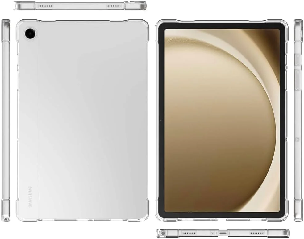کاور تبلت Callyue برای Samsung Galaxy Tab A9 Plus، محافظ سیلیکونی نرم و لاستیکی برای تبلت 11 اینچی Samsung Galaxy Tab A9+ مدل [SM-X210/X216/X218]، شفاف