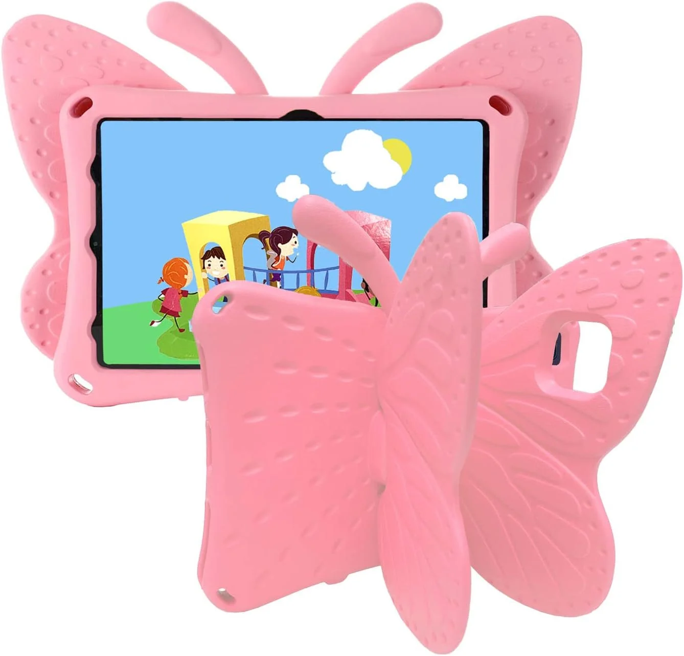 کیف تبلت کودکانه nincyee برای Samsung Galaxy Tab S6 Lite 10.4 اینچ 2020/2022، روکش مقاوم در برابر ضربه EVA با جای مداد، پایه تاشو، کیف کارتونی طرح پروانه ای برای کودکان کیف تبلت کودکانه nincyee برای Samsung Galaxy Tab S6 Lite 10.4 اینچ 2020/2022، روکش مقاوم در برابر ضربه EVA با جای مداد، پایه تاشو، کیف کارتونی طرح پروانه ای برای کودکان