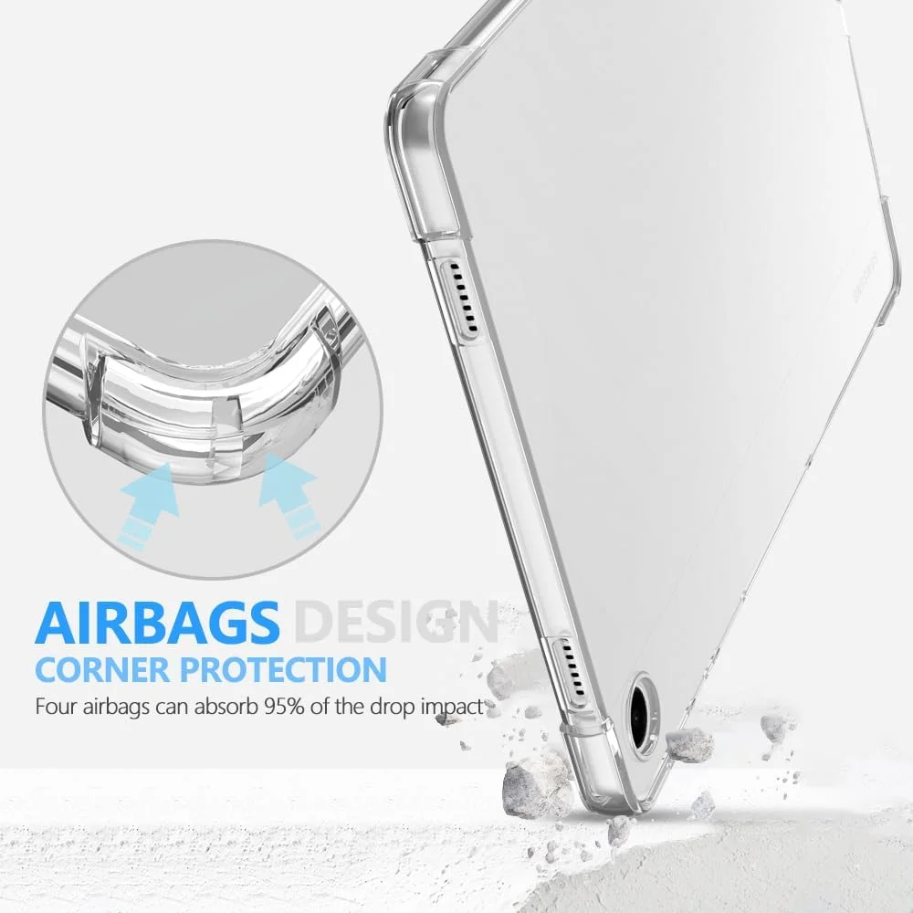 کاور تبلت Callyue برای Samsung Galaxy Tab A9 Plus، محافظ سیلیکونی نرم و لاستیکی برای تبلت 11 اینچی Samsung Galaxy Tab A9+ مدل [SM-X210/X216/X218]، شفاف