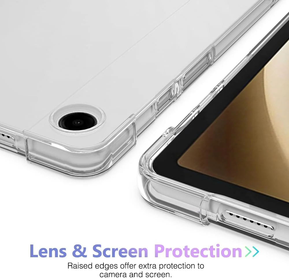 کاور تبلت Callyue برای Samsung Galaxy Tab A9 Plus، محافظ سیلیکونی نرم و لاستیکی برای تبلت 11 اینچی Samsung Galaxy Tab A9+ مدل [SM-X210/X216/X218]، شفاف