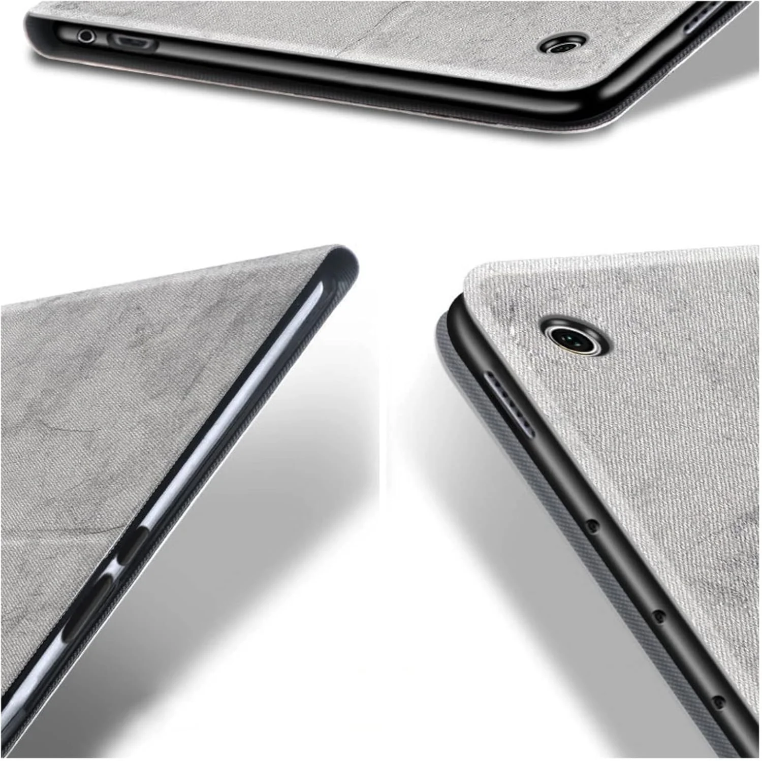 کیف تبلت چرمی تجاری راحت MEOORHE برای Samsung Galaxy A7 Lite A8 A 10.1 طراحی باریک و سبک محافظ پوشش پشتیبانی قابل تنظیم (قرمز، A7 Lite 8.7 2021 T220)