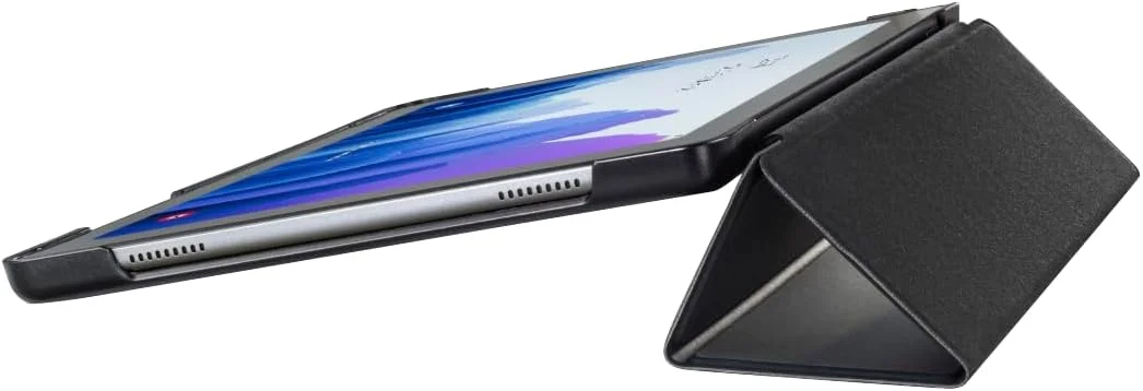 کیف محافظ تبلت هاما مناسب برای سامسونگ گلکسی تب A7 Lite 8.7 اینچ (کیف تاشو برای تبلت سامسونگ، کیف محافظ با قابلیت استند، کاور مغناطیسی) مشکی