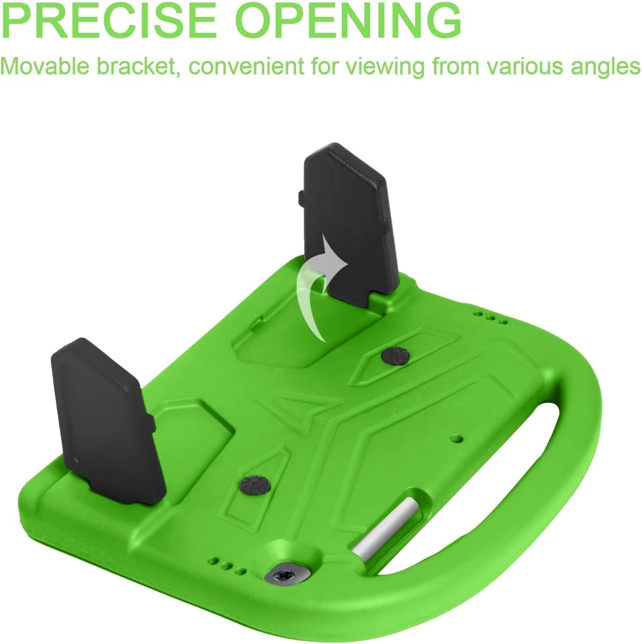 محافظ تبلت، قاب تبلت سازگار با سامسونگ گلکسی 2020 A7 T500/ T505 10.4، قاب سیلیکونی سازگار با کودکان، ضد ضربه، سبک وزن، ضد افتادن، دارای پایه