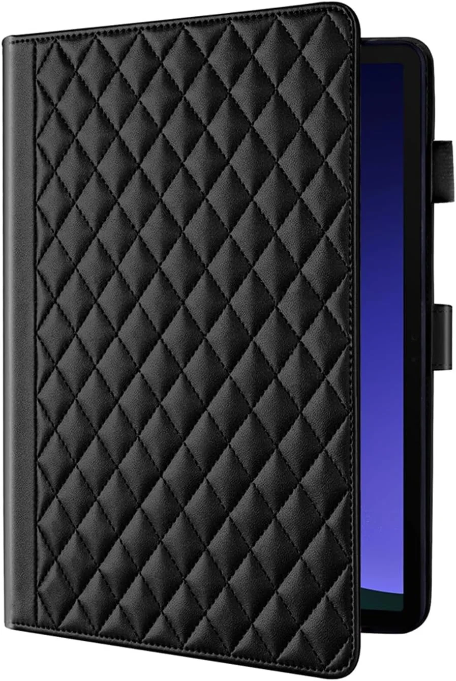 کیف محافظ تبلت سامسونگ گلکسی تب S10 FE Plus/S10 FE+ سایز ۱۳.۱ اینچ مدل X620 / X626B، کیف پول چرمی PU با پایه نگهدارنده و پوشش ضد لغزش (مشکی)