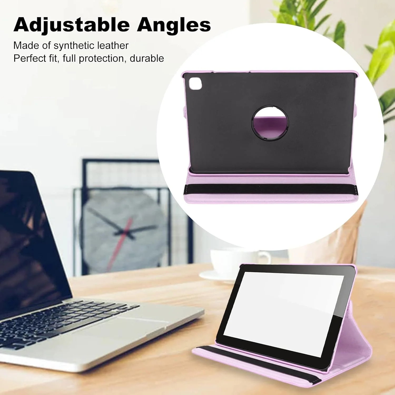 کاور محافظ تبلت برای Samsung Galaxy Tab A7، 10.4 اینچ، فوق العاده نازک، سبک وزن، با پوشش پشتی سخت، تاشو و پایه دار، کاور تبلت قابل حمل با زاویه قابل تنظیم (صورتی) کاور محافظ تبلت برای Samsung Galaxy Tab A7، 10.4 اینچ، فوق العاده نازک، سبک وزن، با پوشش پشتی سخت، تاشو و پایه دار، کاور تبلت قابل حمل با زاویه قابل تنظیم (صورتی)