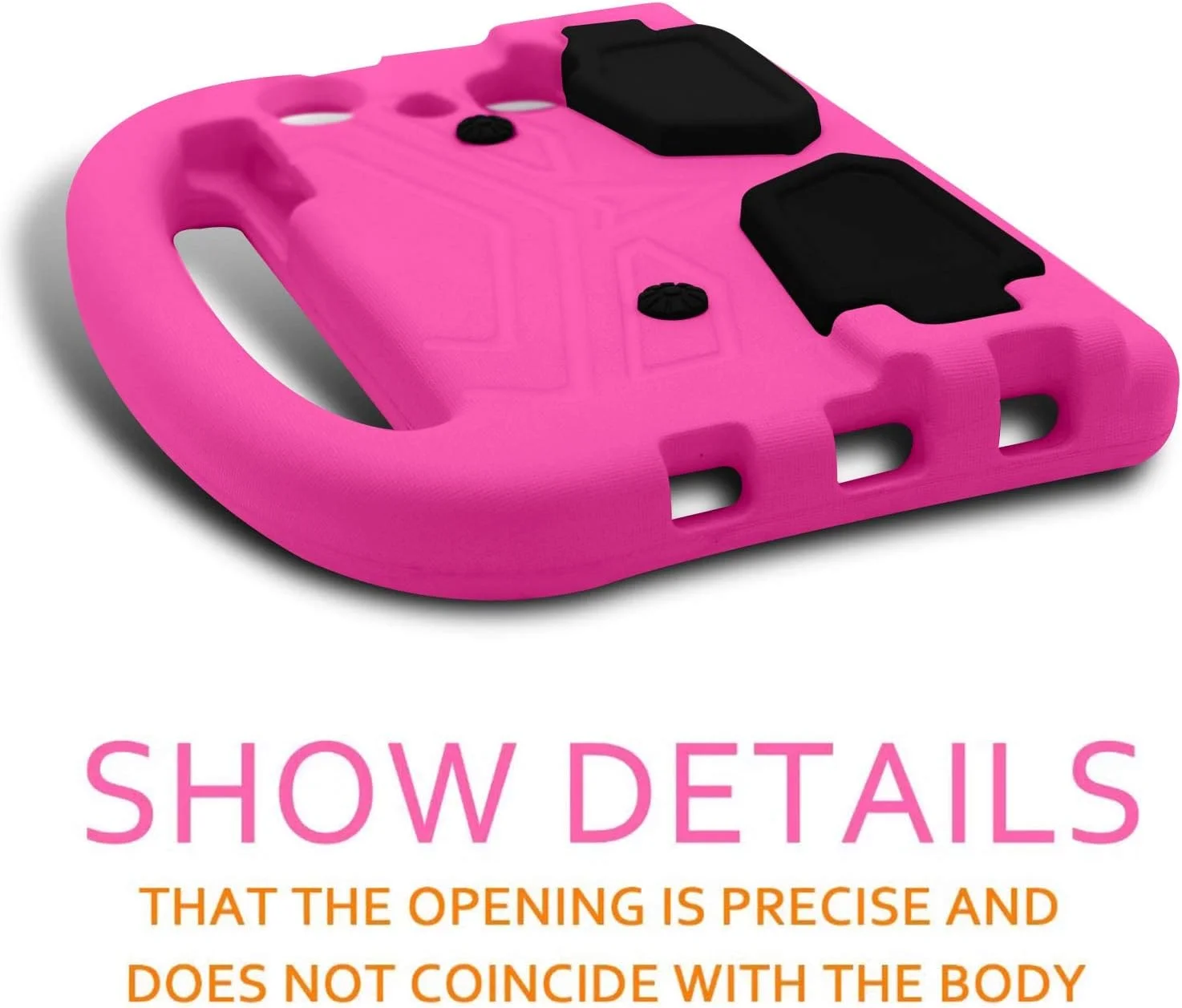 محافظ تبلت، قاب سیلیکونی تبلت سازگار با Samsung Galaxy Tab A T280/T285، ضد ضربه، سبک وزن، دارای استند و دسته مناسب کودکان