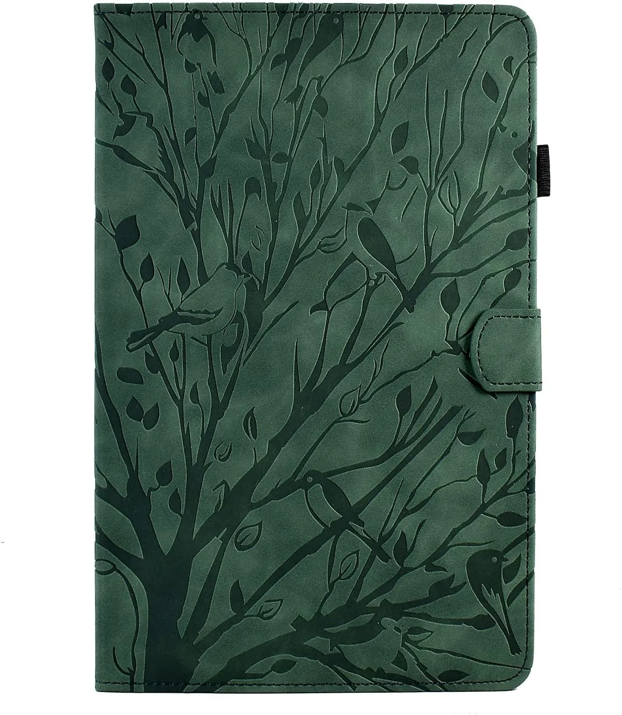 کیف تبلت طرح قدیمی سازگار با Samsung Galaxy Tab A7 Lite T220/T225 8.7 اینچی، چرم PU درجه یک، قابلیت تنظیم زاویه دید چندگانه به همراه 2 جای کارت اعتباری (رنگ: سبز)