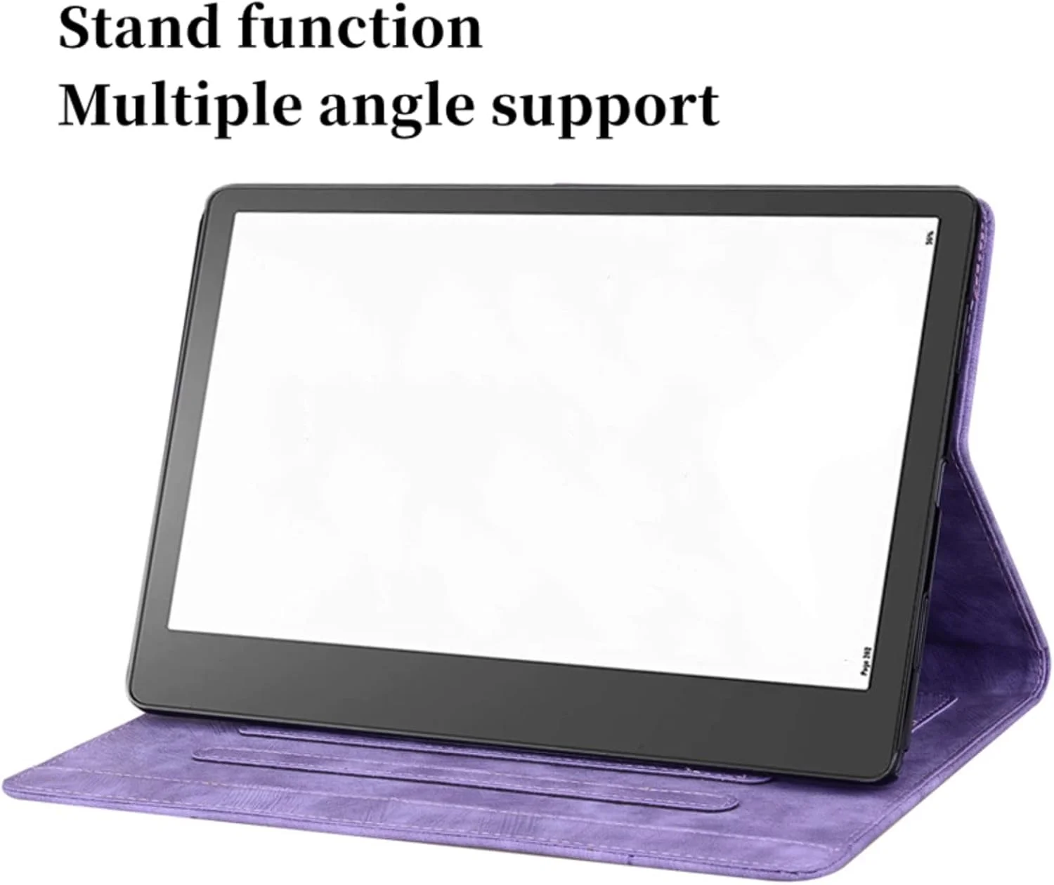 MEOORHE Cute Cat Floral Embossed Pattern Leather Tablet Case For Samsung Galaxy S8 S7 Ultra Plus FE Card Slots Multi-Angle Viewing Adjustable Stand Protector Cover(Rose Red,S8 2022 11 X700)