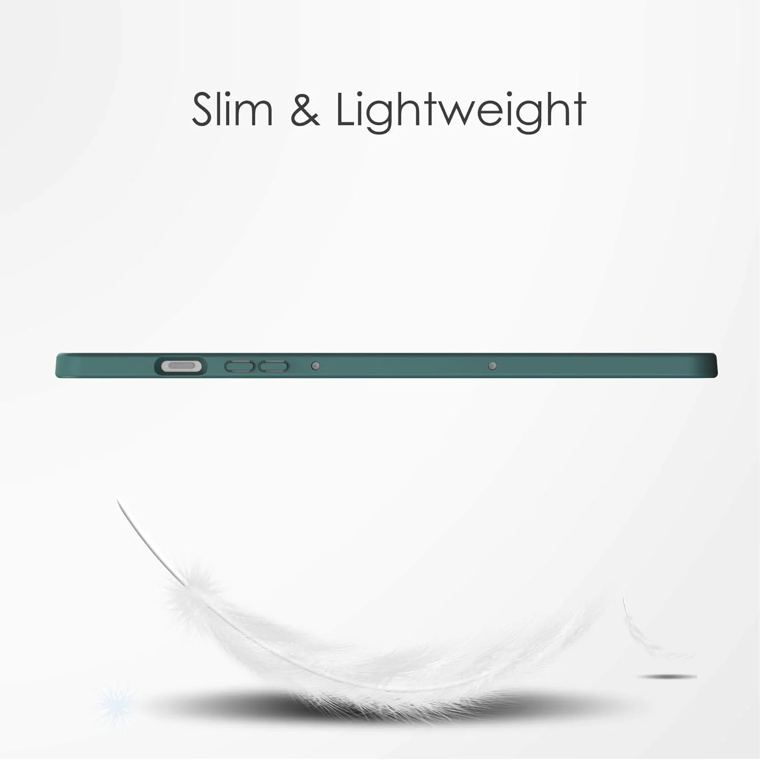 کیف تبلت هوشمند سه تایی، سازگار با تبلت سامسونگ گلکسی تب S9 FE 11 اینچ SM-X510/SM-X516، کیف محافظ پشتی شفاف باریک TPU با جای مدادی و پوشش ضد ضربه کیف تبلت هوشمند سه تایی، سازگار با تبلت سامسونگ گلکسی تب S9 FE 11 اینچ SM-X510/SM-X516، کیف محافظ پشتی شفاف باریک TPU با جای مدادی و پوشش ضد ضربه