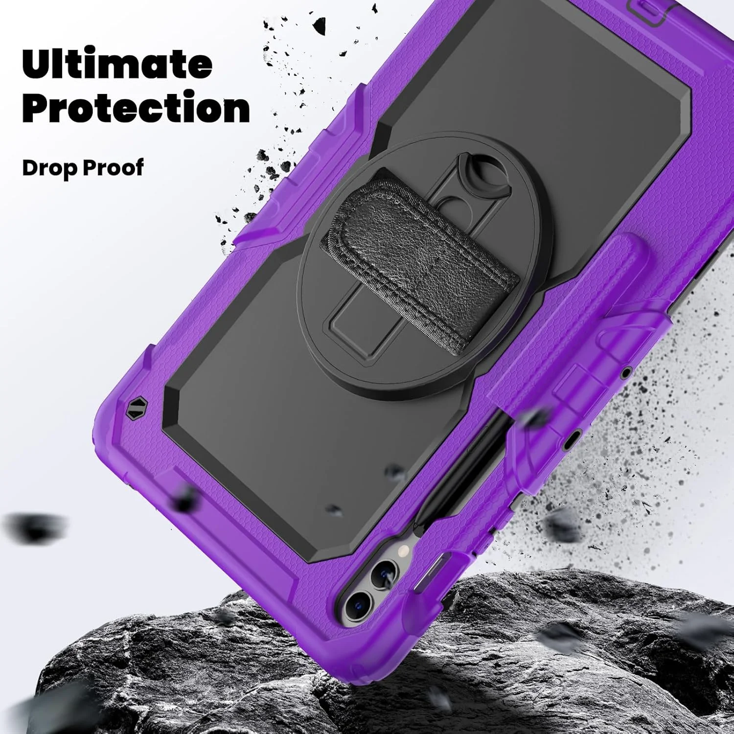 کیف محافظ تبلت سنگین نینسی برای Samsung Galaxy Tab S10+ Plus 12.4 اینچ، کاور سیلیکونی ضد ضربه رنگین کمانی 3 در 1 با نگهدارنده مداد، بند شانه، بند دستی، پایه تاشو کیف محافظ تبلت سنگین نینسی برای Samsung Galaxy Tab S10+ Plus 12.4 اینچ، کاور سیلیکونی ضد ضربه رنگین کمانی 3 در 1 با نگهدارنده مداد، بند شانه، بند دستی، پایه تاشو