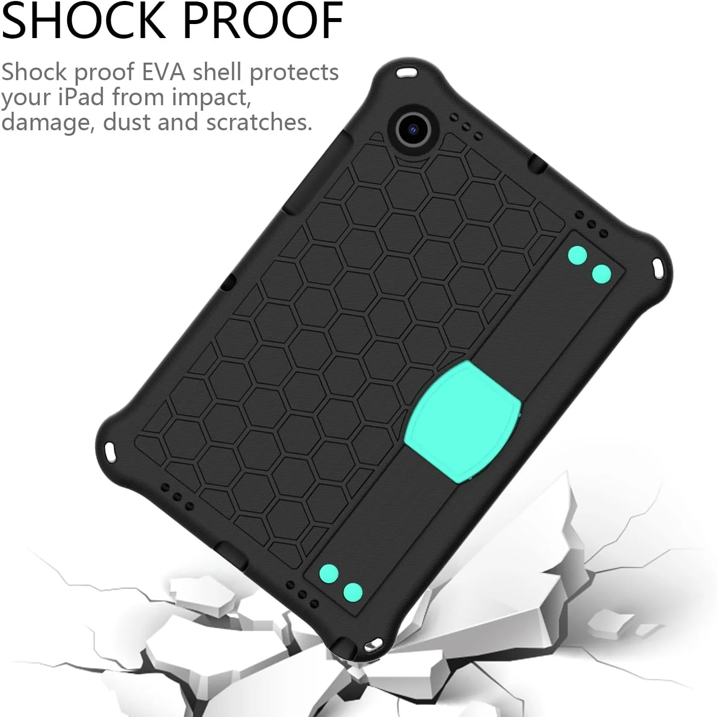 محافظ تبلت، قاب تبلت سازگار با Samsung Galaxy Tab A8 10.5 اینچ (2021) X200/X205، قاب محافظ مقاوم در برابر ضربه با نگهدارنده مداد/بند شانه، قاب دسته نرم و قابل حمل لوازم جانبی تبلت محافظ تبلت، قاب تبلت سازگار با Samsung Galaxy Tab A8 10.5 اینچ (2021) X200/X205، قاب محافظ مقاوم در برابر ضربه با نگهدارنده مداد/بند شانه، قاب دسته نرم و قابل حمل لوازم جانبی تبلت