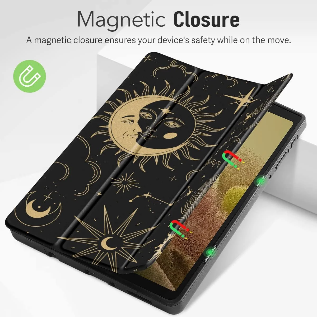 کاور تبلت Tuiklol مناسب برای تبلت سامسونگ گلکسی تب A7 Lite 8.7 اینچ مدل 2021 SM-T220 T225 T227 با جای قلم S-Pen داخلی، محافظ TPU با روکش سخت برای تبلت Tab A7 Lite 7.8 اینچ، روکش هوشمند، طرح ماه و ستاره کاور تبلت Tuiklol مناسب برای تبلت سامسونگ گلکسی تب A7 Lite 8.7 اینچ مدل 2021 SM-T220 T225 T227 با جای قلم S-Pen داخلی، محافظ TPU با روکش سخت برای تبلت Tab A7 Lite 7.8 اینچ، روکش هوشمند، طرح ماه و ستاره