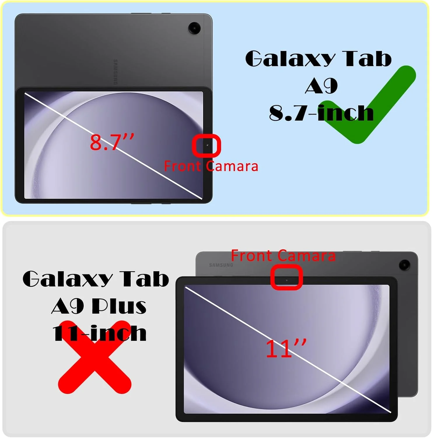 کاور سیلیکونی Kwamaz مناسب برای تبلت گلکسی تب A9 سایز 8.7 اینچ، دارای استند و دستگیره، محافظ نرم برای تبلت سامسونگ A9 سایز 8.7 اینچ، مشکی کاور سیلیکونی Kwamaz مناسب برای تبلت گلکسی تب A9 سایز 8.7 اینچ، دارای استند و دستگیره، محافظ نرم برای تبلت سامسونگ A9 سایز 8.7 اینچ، مشکی
