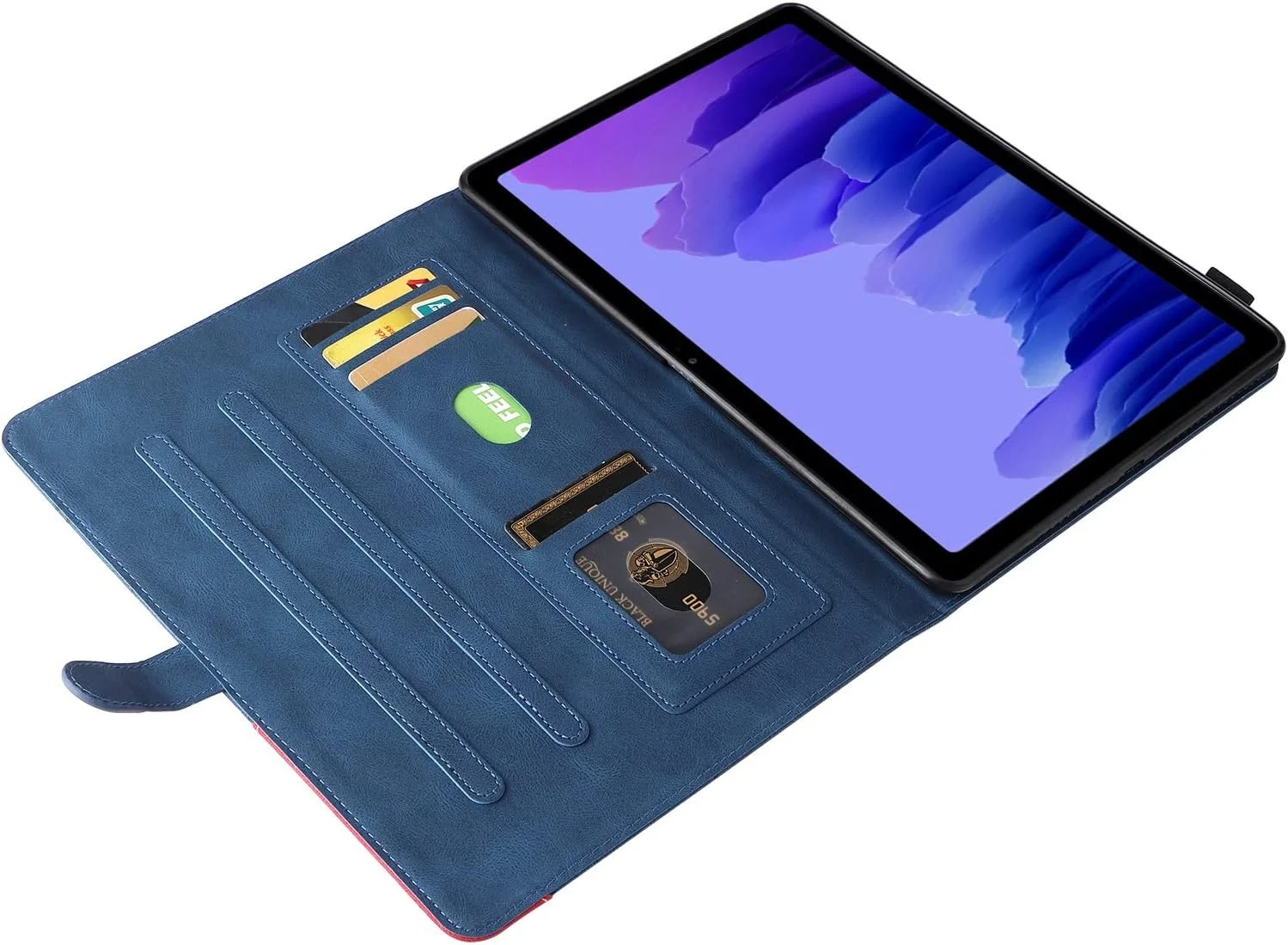 کیف محافظ تبلت چرمی PU هوشمند، کیف تبلت تاشو با قابلیت خواب/بیداری خودکار سازگار با تبلت سامسونگ گلکسی تب A7 10.4 اینچ 2020 (SM-T500/T505/T507) لوازم جانبی تبلت