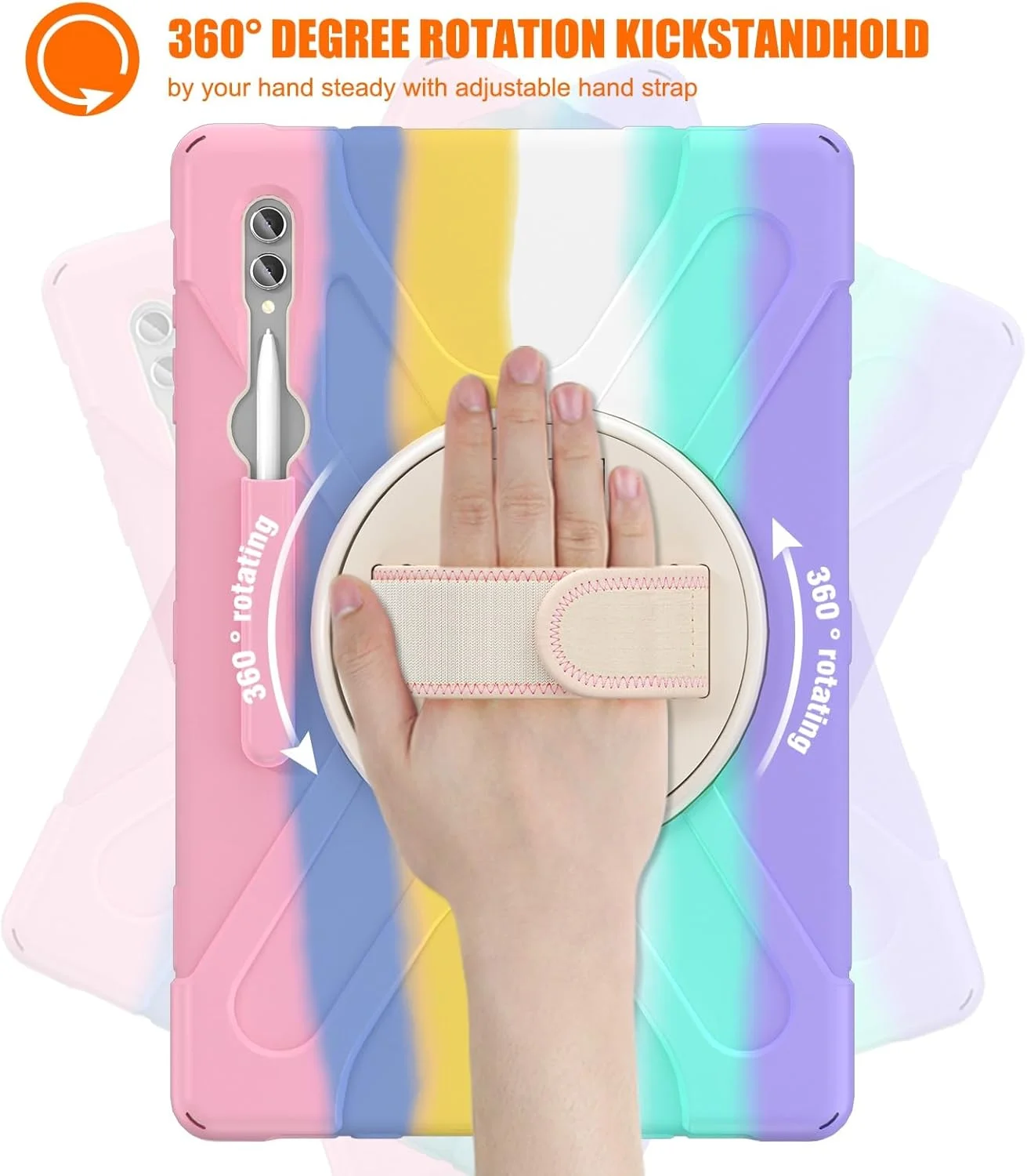 کیف تبلت مسافرتی سازگار با سامسونگ گلکسی تب S9 Ultra 5G 14.6 اینچ 2023 (SM-X910/X916B/X918U)، کیف محافظ مقاوم در برابر ضربه با جای قلم، بند شانه کیف تبلت مسافرتی سازگار با سامسونگ گلکسی تب S9 Ultra 5G 14.6 اینچ 2023 (SM-X910/X916B/X918U)، کیف محافظ مقاوم در برابر ضربه با جای قلم، بند شانه