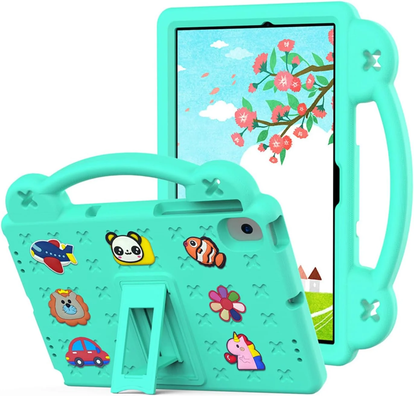 کیف تبلت کودکانه nincyee برای Samsung Galaxy Tab A8 10.5 اینچ 2021 X200/X205، کاور مقاوم در برابر ضربه EVA با پایه تاشو، کیف کارتونی خرس کوچولو با بند شانه برای کودکان کیف تبلت کودکانه nincyee برای Samsung Galaxy Tab A8 10.5 اینچ 2021 X200/X205، کاور مقاوم در برابر ضربه EVA با پایه تاشو، کیف کارتونی خرس کوچولو با بند شانه برای کودکان