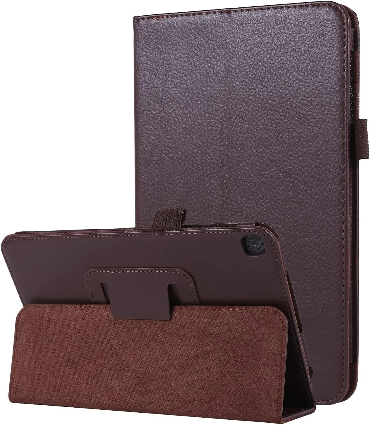 کیف چرمی محافظ تبلت سازگار با تبلت سامسونگ گلکسی تب A 8 2019 8.0 اینچ SM-P200/P205، محافظ باریک تاشو با قابلیت استند و ضد ضربه به همراه نگهدارنده کیف چرمی محافظ تبلت سازگار با تبلت سامسونگ گلکسی تب A 8 2019 8.0 اینچ SM-P200/P205، محافظ باریک تاشو با قابلیت استند و ضد ضربه به همراه نگهدارنده