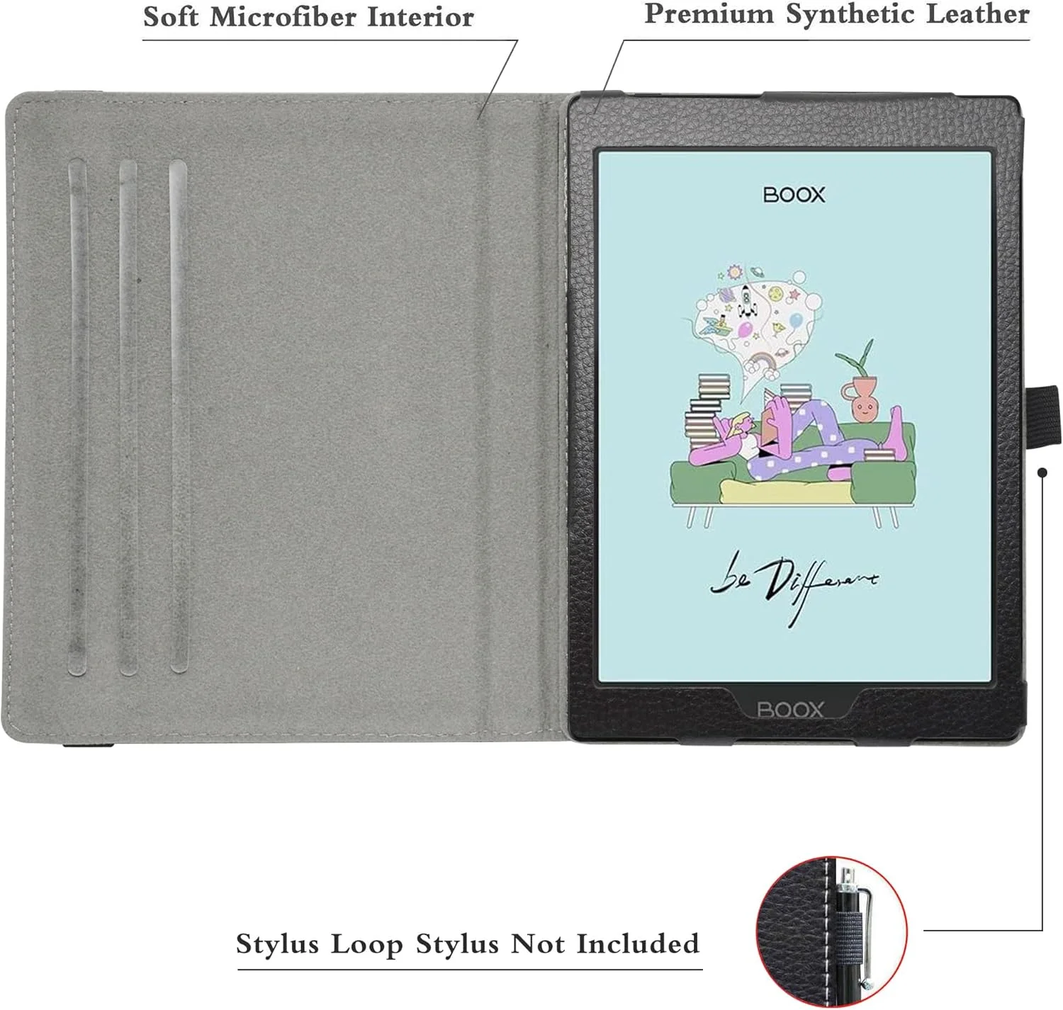 کیف چرخشی 360 درجه Bige مناسب برای BOOX Tab Mini C، با طرح زیبا، مناسب برای تبلت BOOX Tab Mini C 7.8 اینچی کیف چرخشی 360 درجه Bige مناسب برای BOOX Tab Mini C، با طرح زیبا، مناسب برای تبلت BOOX Tab Mini C 7.8 اینچی