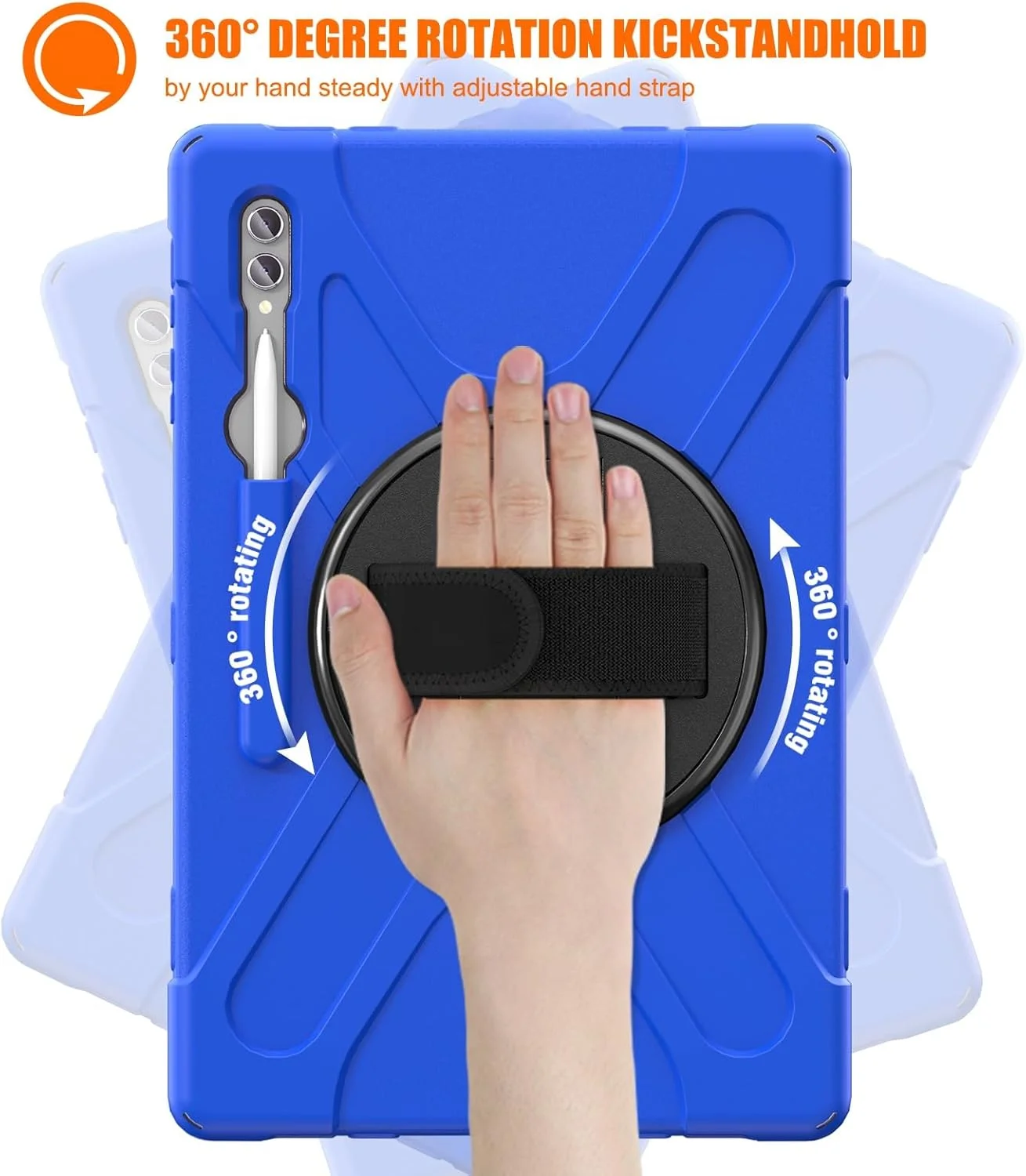 کیف تبلت سازگار با تبلت سامسونگ گلکسی تب S9 Ultra 5G سایز 14.6 اینچ مدل 2023 (SM-X910/X916B/X918U)، کیف محافظ سنگین و مقاوم در برابر ضربه با جای قلم و بند شانه کیف تبلت سازگار با تبلت سامسونگ گلکسی تب S9 Ultra 5G سایز 14.6 اینچ مدل 2023 (SM-X910/X916B/X918U)، کیف محافظ سنگین و مقاوم در برابر ضربه با جای قلم و بند شانه