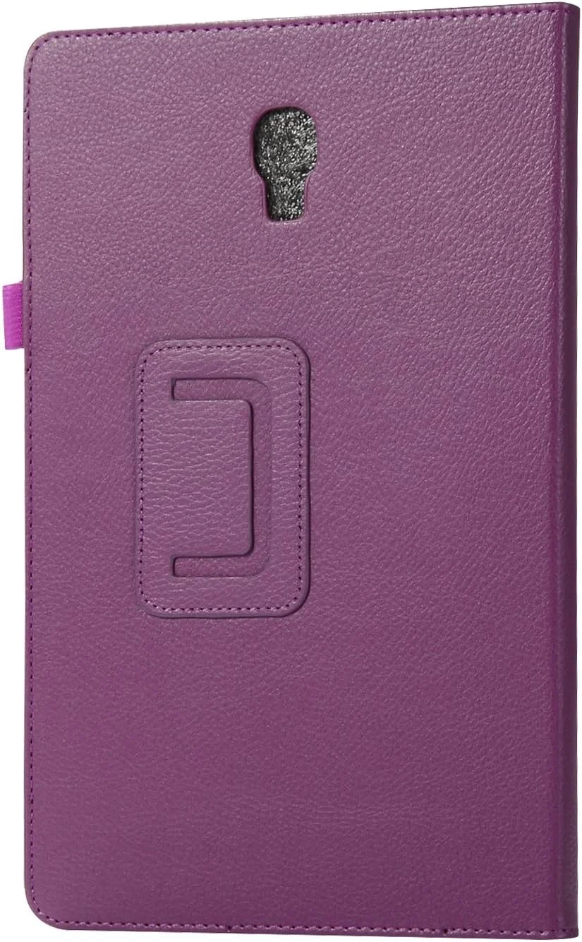 کیف تبلت چرمی بافت دار برای سامسونگ گلکسی تب A 10.5 2018 SM-T590، محافظ تاشو باریک با پایه و روکش پشتی ضد ضربه به همراه هولدر (بنفش) کیف تبلت چرمی بافت دار برای سامسونگ گلکسی تب A 10.5 2018 SM-T590، محافظ تاشو باریک با پایه و روکش پشتی ضد ضربه به همراه هولدر (بنفش)