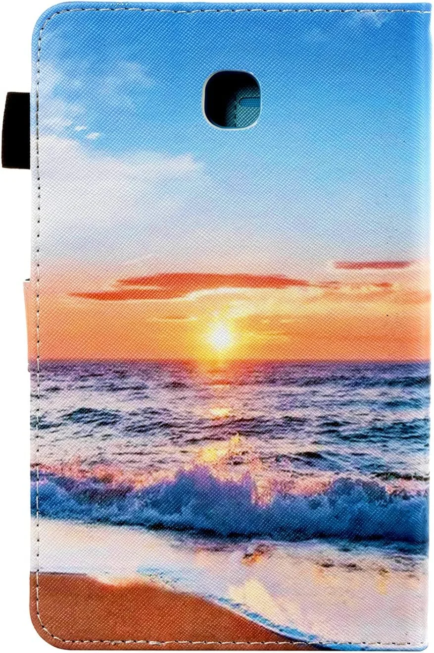 کیف محافظ تبلت سامسونگ گلکسی تب A 8.0 اینچ مدل 2018 (SM-T387/SM-T387W/SM-T387V)، جلد چرمی PU با استند تاشو، ضد ضربه با پشت TPU، دارای جای کارت و قلم، طرح غروب آفتاب ساحل کیف محافظ تبلت سامسونگ گلکسی تب A 8.0 اینچ مدل 2018 (SM-T387/SM-T387W/SM-T387V)، جلد چرمی PU با استند تاشو، ضد ضربه با پشت TPU، دارای جای کارت و قلم، طرح غروب آفتاب ساحل