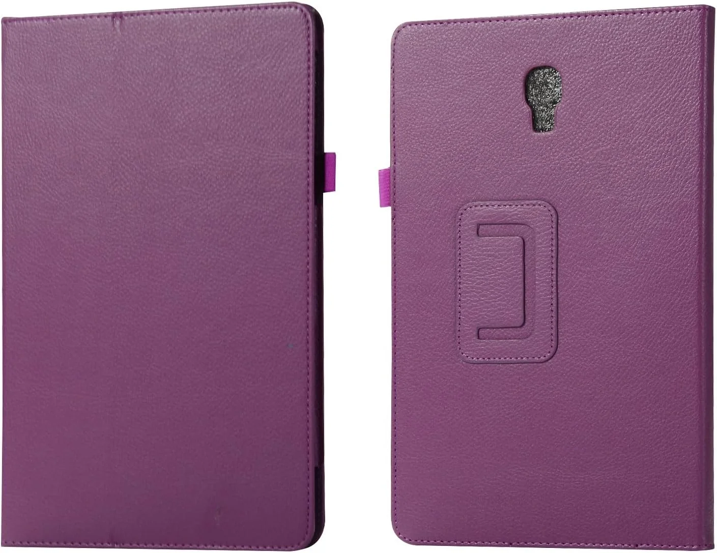 کیف تبلت چرمی بافت دار برای سامسونگ گلکسی تب A 10.5 2018 SM-T590، محافظ تاشو باریک با پایه و روکش پشتی ضد ضربه به همراه هولدر (بنفش) کیف تبلت چرمی بافت دار برای سامسونگ گلکسی تب A 10.5 2018 SM-T590، محافظ تاشو باریک با پایه و روکش پشتی ضد ضربه به همراه هولدر (بنفش)