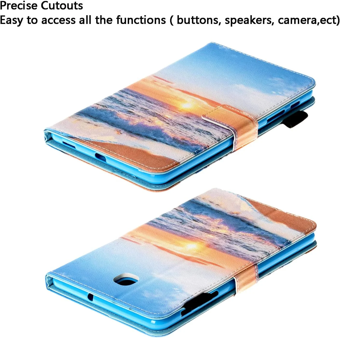 کیف محافظ تبلت سامسونگ گلکسی تب A 8.0 اینچ مدل 2018 (SM-T387/SM-T387W/SM-T387V)، جلد چرمی PU با استند تاشو، ضد ضربه با پشت TPU، دارای جای کارت و قلم، طرح غروب آفتاب ساحل کیف محافظ تبلت سامسونگ گلکسی تب A 8.0 اینچ مدل 2018 (SM-T387/SM-T387W/SM-T387V)، جلد چرمی PU با استند تاشو، ضد ضربه با پشت TPU، دارای جای کارت و قلم، طرح غروب آفتاب ساحل