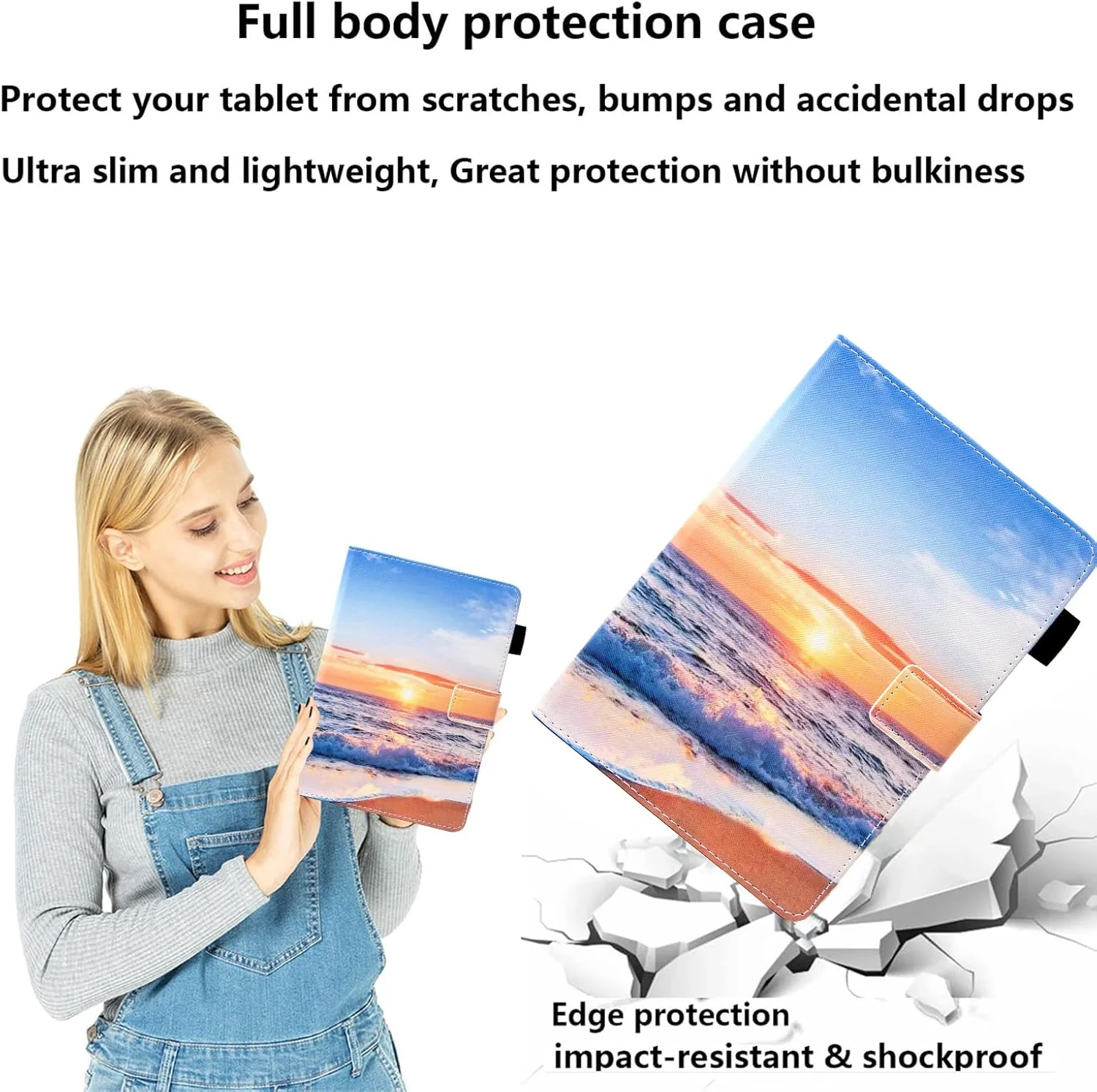 کیف محافظ تبلت سامسونگ گلکسی تب A 8.0 اینچ مدل 2018 (SM-T387/SM-T387W/SM-T387V)، جلد چرمی PU با استند تاشو، ضد ضربه با پشت TPU، دارای جای کارت و قلم، طرح غروب آفتاب ساحل کیف محافظ تبلت سامسونگ گلکسی تب A 8.0 اینچ مدل 2018 (SM-T387/SM-T387W/SM-T387V)، جلد چرمی PU با استند تاشو، ضد ضربه با پشت TPU، دارای جای کارت و قلم، طرح غروب آفتاب ساحل
