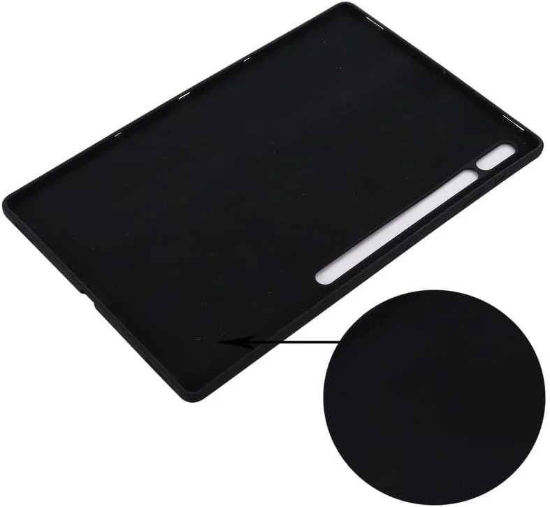 کاور تبلت Nikaque برای سامسونگ گلکسی تب S9 Ultra 14.6 اینچ X910/ X916B، کاور سیلیکونی مایع، ژل نرم و انعطاف پذیر، محافظ باریک و ضد ضربه، مشکی