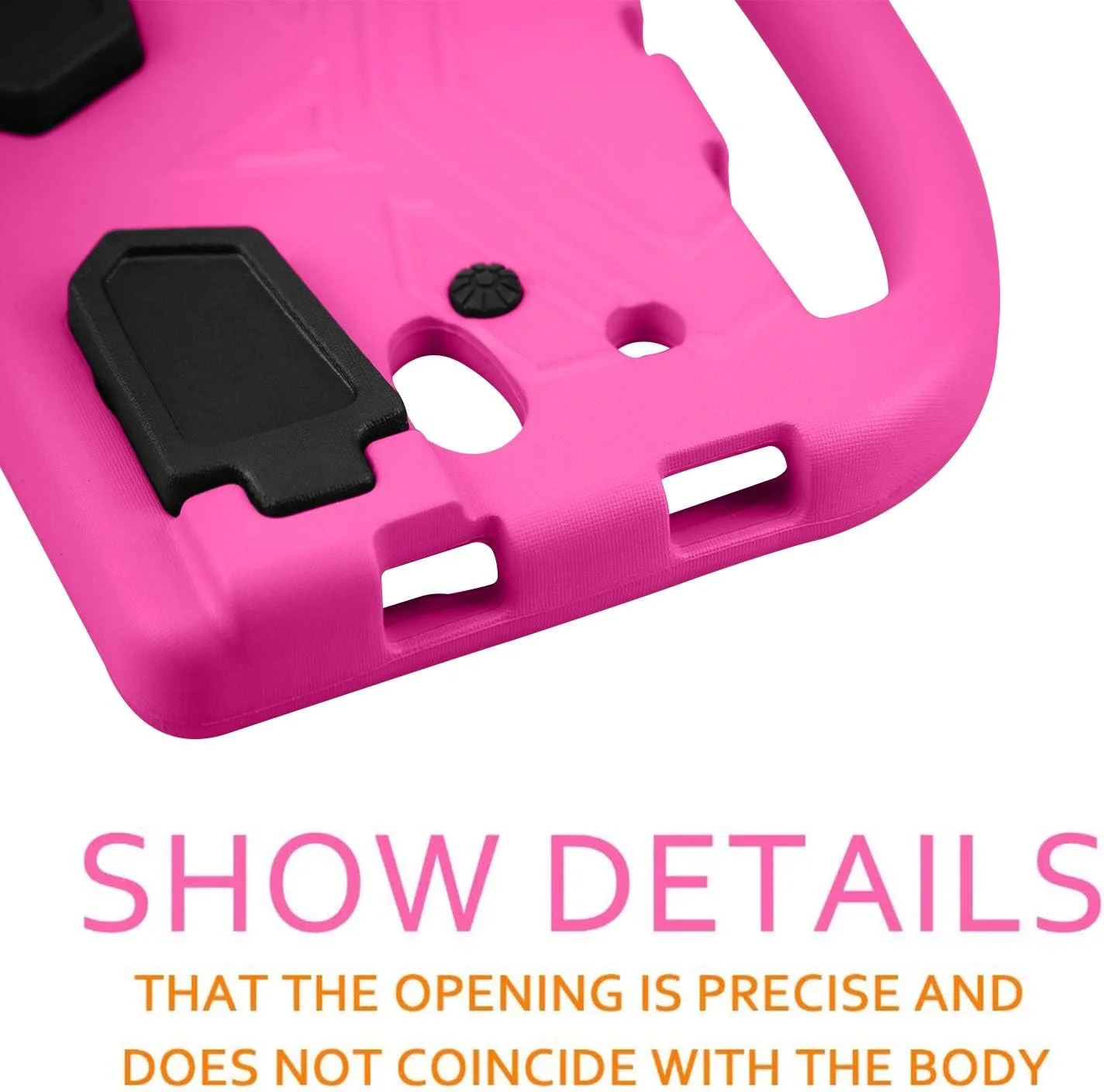 محافظ تبلت سازگار با سامسونگ گلکسی تب A T385/T380 (2017)، قاب سیلیکونی مناسب کودکان، ضد ضربه، سبک وزن، دارای استند و دسته محافظ تبلت سازگار با سامسونگ گلکسی تب A T385/T380 (2017)، قاب سیلیکونی مناسب کودکان، ضد ضربه، سبک وزن، دارای استند و دسته