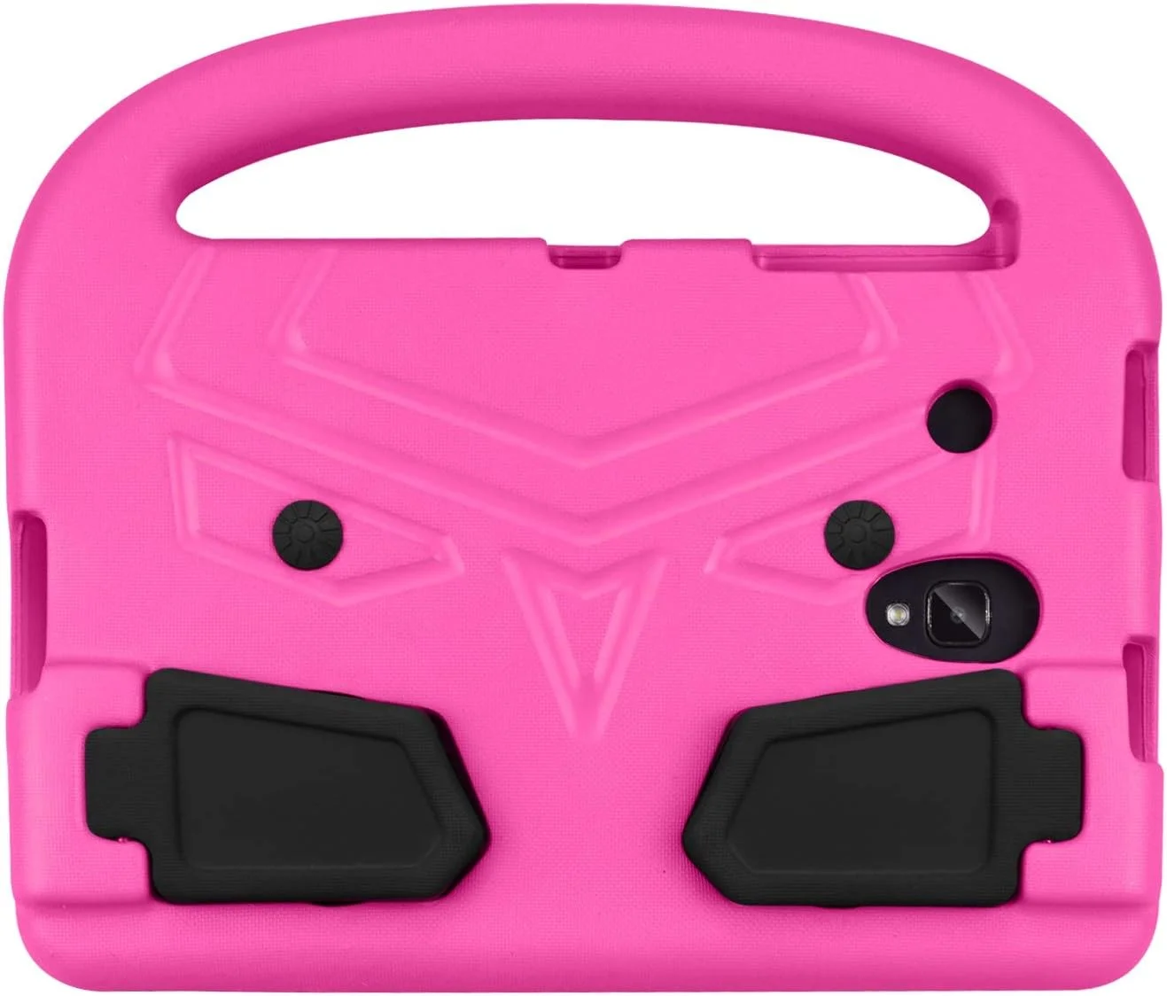 محافظ تبلت سازگار با سامسونگ گلکسی تب A T385/T380 (2017)، قاب سیلیکونی مناسب کودکان، ضد ضربه، سبک وزن، دارای استند و دسته محافظ تبلت سازگار با سامسونگ گلکسی تب A T385/T380 (2017)، قاب سیلیکونی مناسب کودکان، ضد ضربه، سبک وزن، دارای استند و دسته