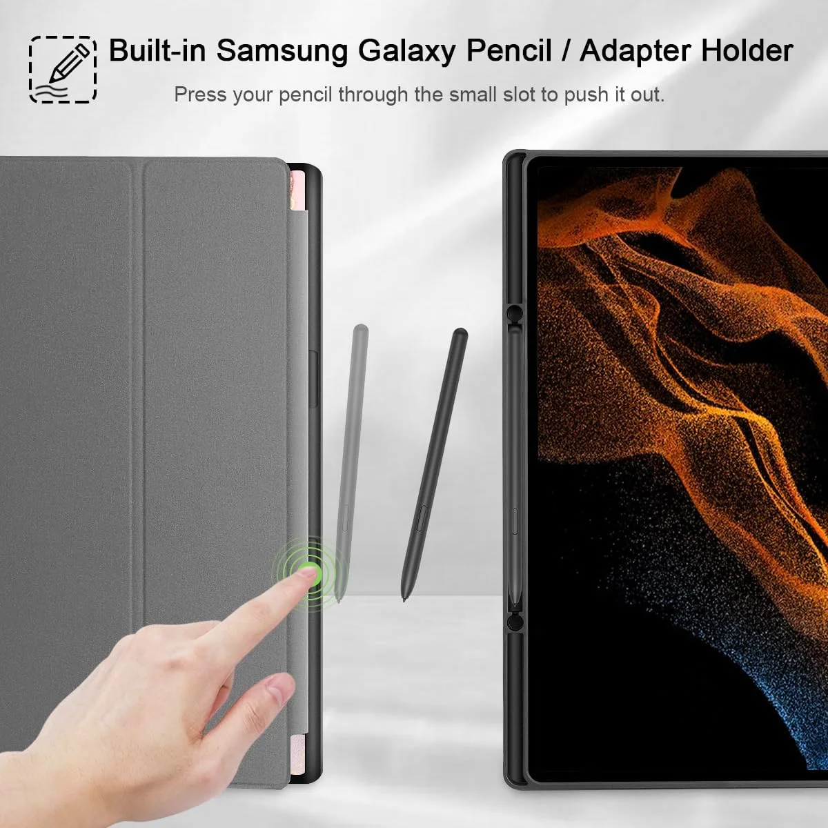 کیف تبلت Mektron برای تبلت سامسونگ Tab S9 Ultra 14.6 اینچ مدل 2023 X910/X916/X918، دارای جای مداد، جلد سخت با قابلیت بیدار/خواب خودکار، استند چند زاویه ای برای گلکسی تب S9 Ultra 14.6 اینچ، طرح سنگ مرمر صورتی کیف تبلت Mektron برای تبلت سامسونگ Tab S9 Ultra 14.6 اینچ مدل 2023 X910/X916/X918، دارای جای مداد، جلد سخت با قابلیت بیدار/خواب خودکار، استند چند زاویه ای برای گلکسی تب S9 Ultra 14.6 اینچ، طرح سنگ مرمر صورتی