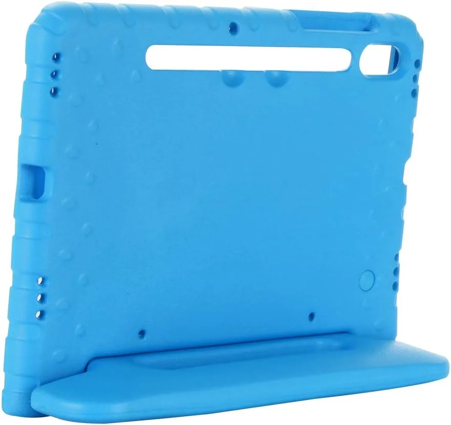 کاور محافظ تبلت Tooktro برای کودکان مناسب برای تبلت سامسونگ گلکسی تب S7 T870 / T875، کاور محافظ EVA سبک وزن و جاذب ضربه، دارای فریم تبدیل داخلی (آبی) کاور محافظ تبلت Tooktro برای کودکان مناسب برای تبلت سامسونگ گلکسی تب S7 T870 / T875، کاور محافظ EVA سبک وزن و جاذب ضربه، دارای فریم تبدیل داخلی (آبی)