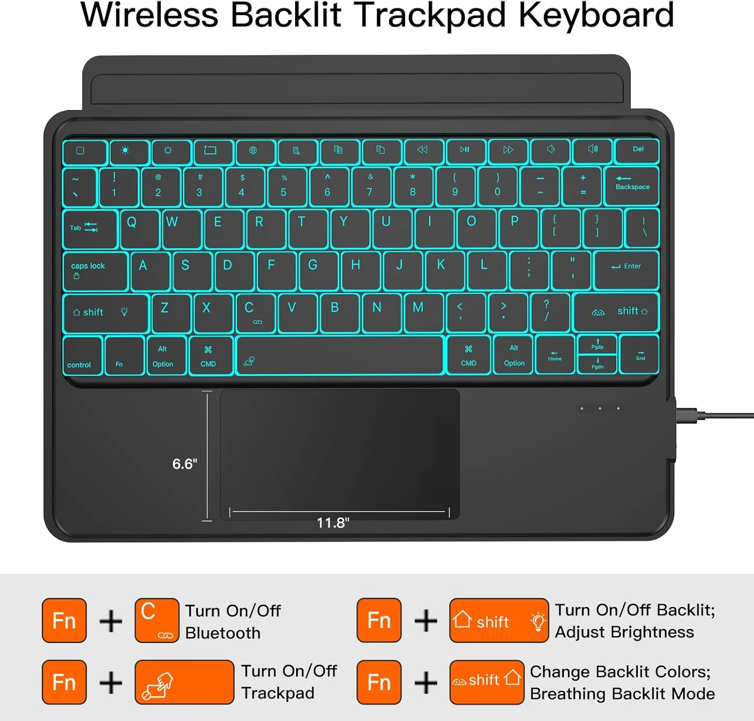 کیبورد با ترکپد JUQITECH مناسب برای تبلت سامسونگ گلکسی تب S10 FE Plus 13.1 اینچ 2025، کاور تبلت نرم با پایه تاشو و کیبورد بیسیم جداشدنی مغناطیسی با نور پسزمینه، دارای جایگاه قلم S، مناسب برای مدلهای SM-X620/X626/X626B کیبورد با ترکپد JUQITECH مناسب برای تبلت سامسونگ گلکسی تب S10 FE Plus 13.1 اینچ 2025، کاور تبلت نرم با پایه تاشو و کیبورد بیسیم جداشدنی مغناطیسی با نور پسزمینه، دارای جایگاه قلم S، مناسب برای مدلهای SM-X620/X626/X626B