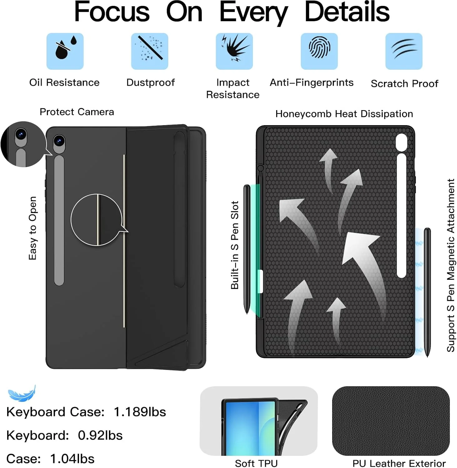 کیبورد با ترکپد JUQITECH مناسب برای تبلت سامسونگ گلکسی تب S10 FE Plus 13.1 اینچ 2025، کاور تبلت نرم با پایه تاشو و کیبورد بیسیم جداشدنی مغناطیسی با نور پسزمینه، دارای جایگاه قلم S، مناسب برای مدلهای SM-X620/X626/X626B کیبورد با ترکپد JUQITECH مناسب برای تبلت سامسونگ گلکسی تب S10 FE Plus 13.1 اینچ 2025، کاور تبلت نرم با پایه تاشو و کیبورد بیسیم جداشدنی مغناطیسی با نور پسزمینه، دارای جایگاه قلم S، مناسب برای مدلهای SM-X620/X626/X626B