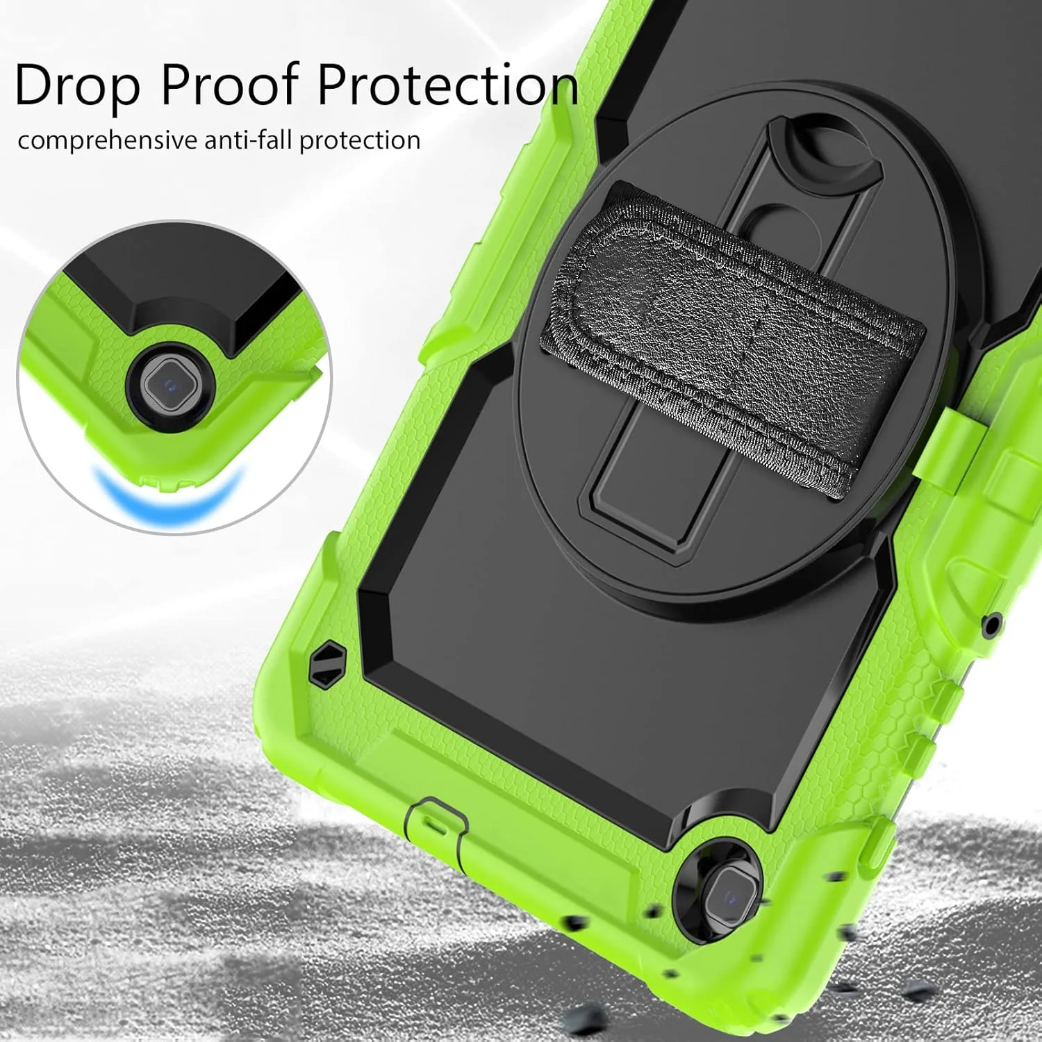 کیف محافظ تبلت مقاوم Nincyee برای Samsung Galaxy Tab S6 Lite 10.4 اینچ، کاور سیلیکونی ضد ضربه رنگین کمانی 3 در 1 با نگهدارنده قلم، بند شانه، بند دستی، پایه تاشو کیف محافظ تبلت مقاوم Nincyee برای Samsung Galaxy Tab S6 Lite 10.4 اینچ، کاور سیلیکونی ضد ضربه رنگین کمانی 3 در 1 با نگهدارنده قلم، بند شانه، بند دستی، پایه تاشو