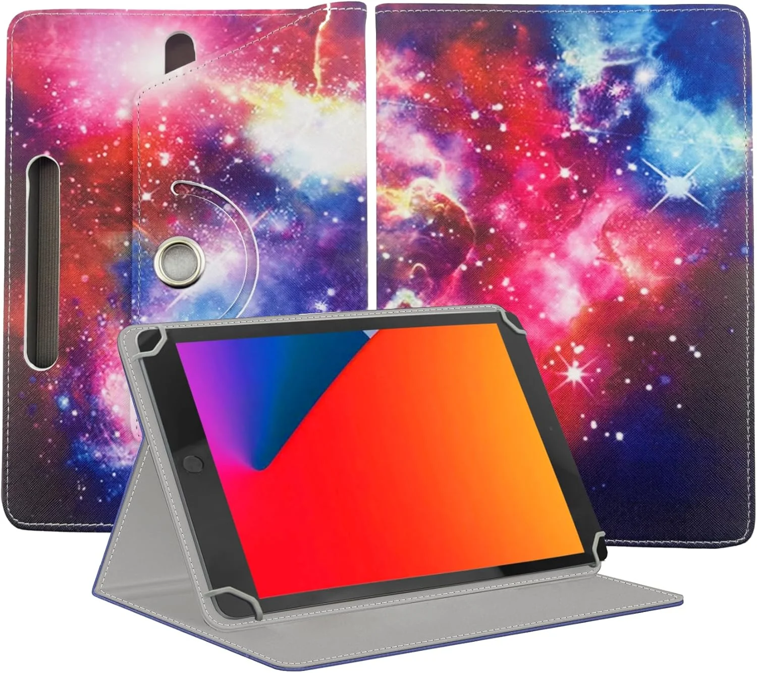 کاور فولیو استند یونیورسال EKAM برای تمام تبلتهای 8 اینچی، مناسب برای تبلتهای کودکان TECLAST P80T/P80، تبلت 8 اینچی Blackview Tab 5، تبلت 8 اینچی HiGrace Kids، کاور HAOQIN Tab 8 (رنگین کمانی) کاور فولیو استند یونیورسال EKAM برای تمام تبلتهای 8 اینچی، مناسب برای تبلتهای کودکان TECLAST P80T/P80، تبلت 8 اینچی Blackview Tab 5، تبلت 8 اینچی HiGrace Kids، کاور HAOQIN Tab 8 (رنگین کمانی)