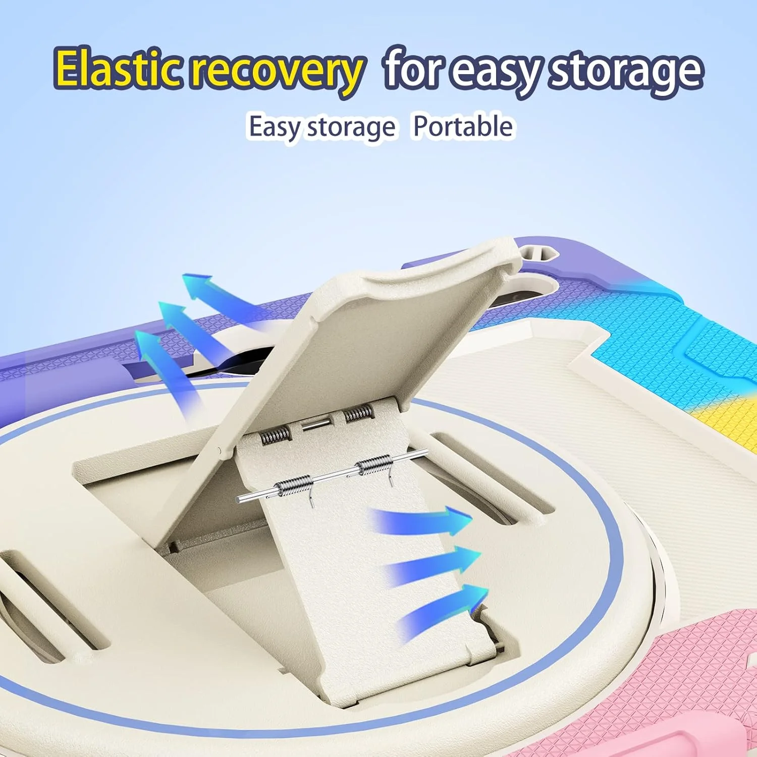 کیف تبلت رنگین کمانی Nincyee برای Samsung Galaxy Tab S9 Ultra 14.6 اینچ، کیف سیلیکونی مقاوم در برابر ضربه با جای مداد، بند شانه، پایه تاشو چرخان، بند دستی کیف تبلت رنگین کمانی Nincyee برای Samsung Galaxy Tab S9 Ultra 14.6 اینچ، کیف سیلیکونی مقاوم در برابر ضربه با جای مداد، بند شانه، پایه تاشو چرخان، بند دستی