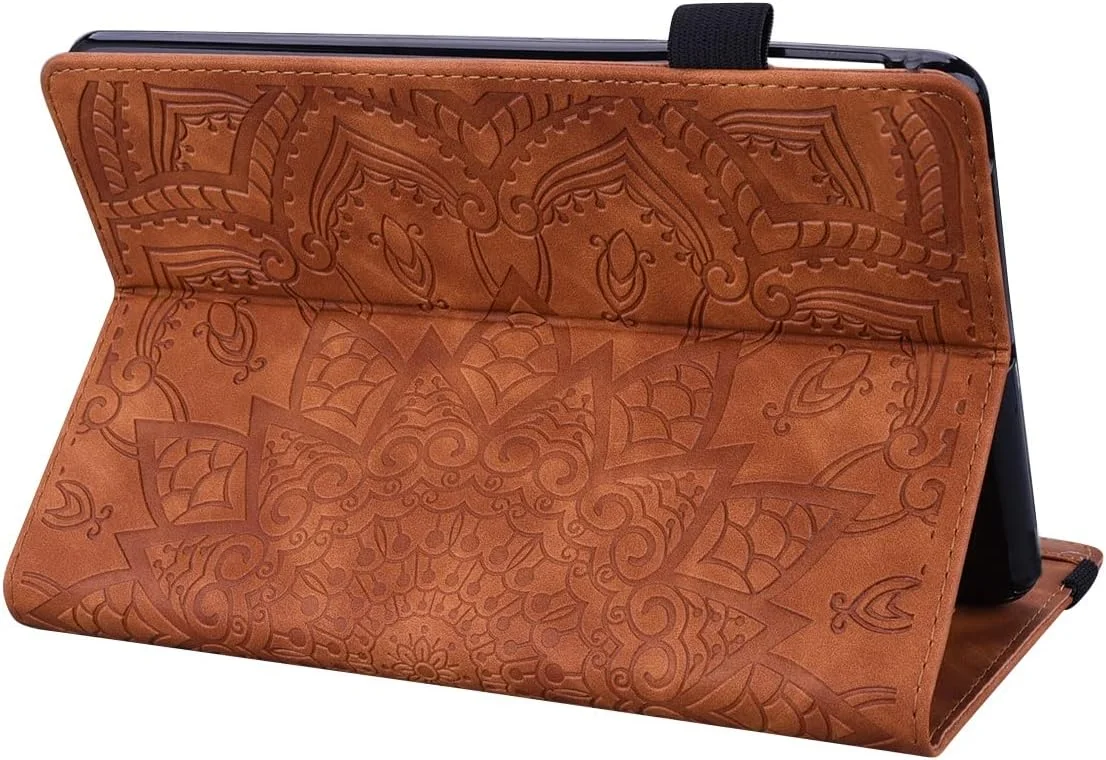 کیف محافظ تبلت سازگار با Samsung Galaxy Tab S9 Plus 12.4 اینچ 2023 X810/X816B/X818U، باریک، سبک وزن، چرم PU برجسته، کیف تبلت با قابلیت تاشو و جای کارت (رنگ: Bro) کیف محافظ تبلت سازگار با Samsung Galaxy Tab S9 Plus 12.4 اینچ 2023 X810/X816B/X818U، باریک، سبک وزن، چرم PU برجسته، کیف تبلت با قابلیت تاشو و جای کارت (رنگ: Bro)