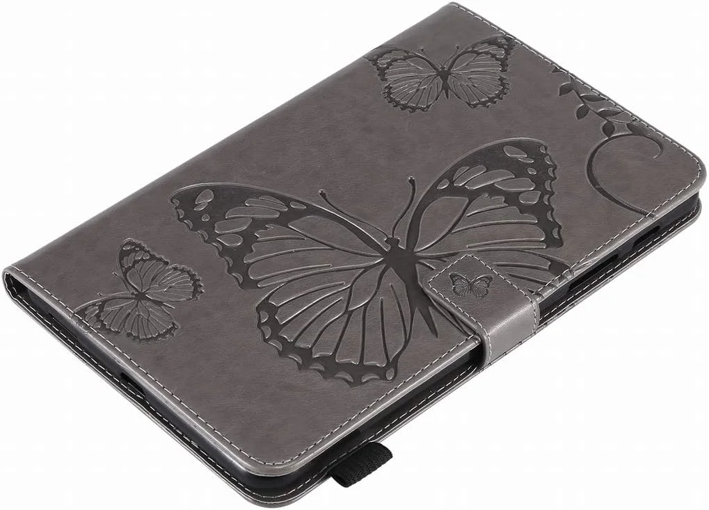 کیف تبلت Yiizy برای Samsung Galaxy Tab A 8.0 (2018) T387، کیف تاشو، چرمی PU، باریک، با قابلیت استند، محافظ تاشو، دارای جای کارت شناسایی و کارت اعتباری، بند مغناطیسی و کیف پول (خاکستری) کیف تبلت Yiizy برای Samsung Galaxy Tab A 8.0 (2018) T387، کیف تاشو، چرمی PU، باریک، با قابلیت استند، محافظ تاشو، دارای جای کارت شناسایی و کارت اعتباری، بند مغناطیسی و کیف پول (خاکستری)